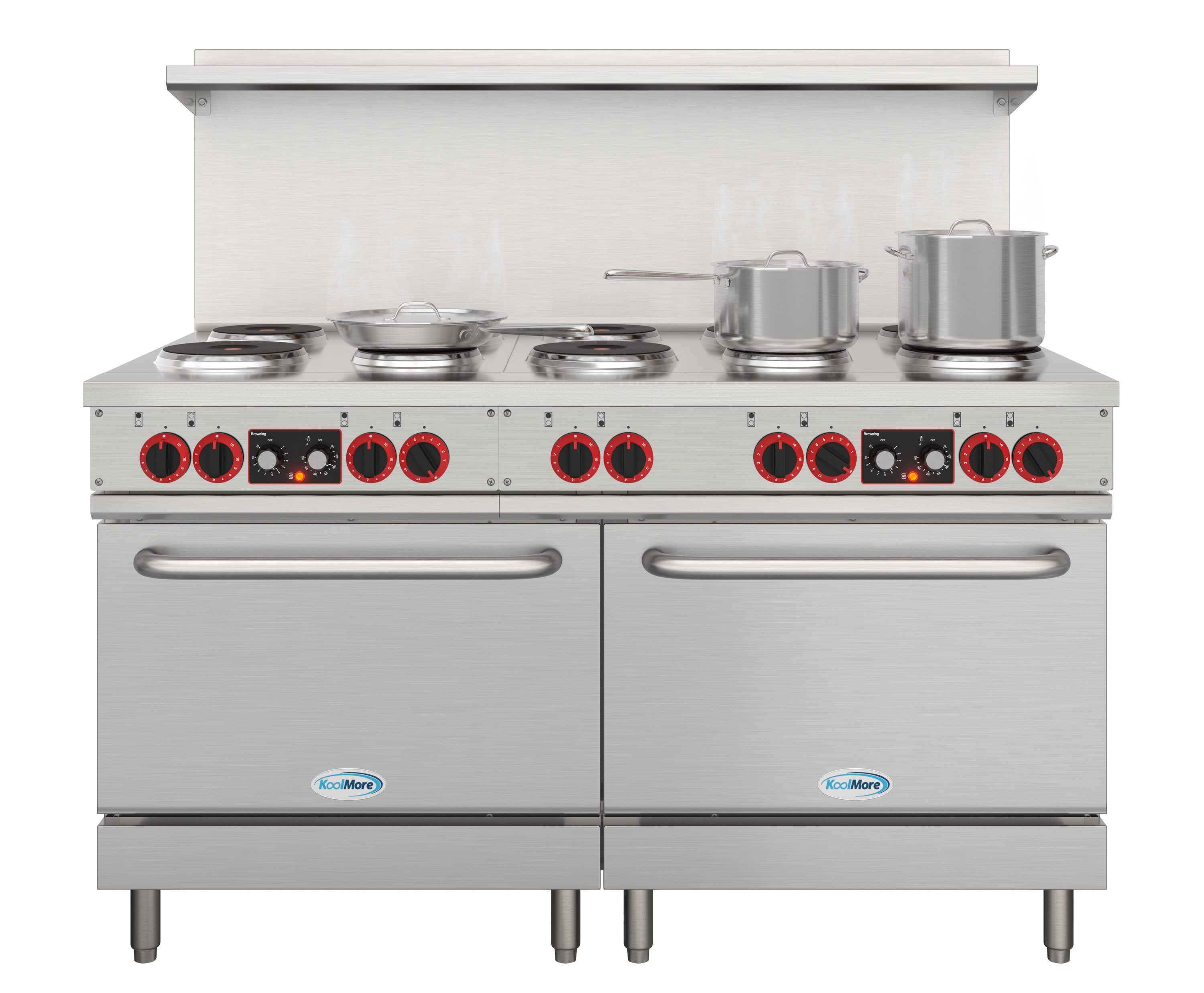 KoolMore LOW-KM-CR60-E Double-Oven-Elec-Ranges - View #5