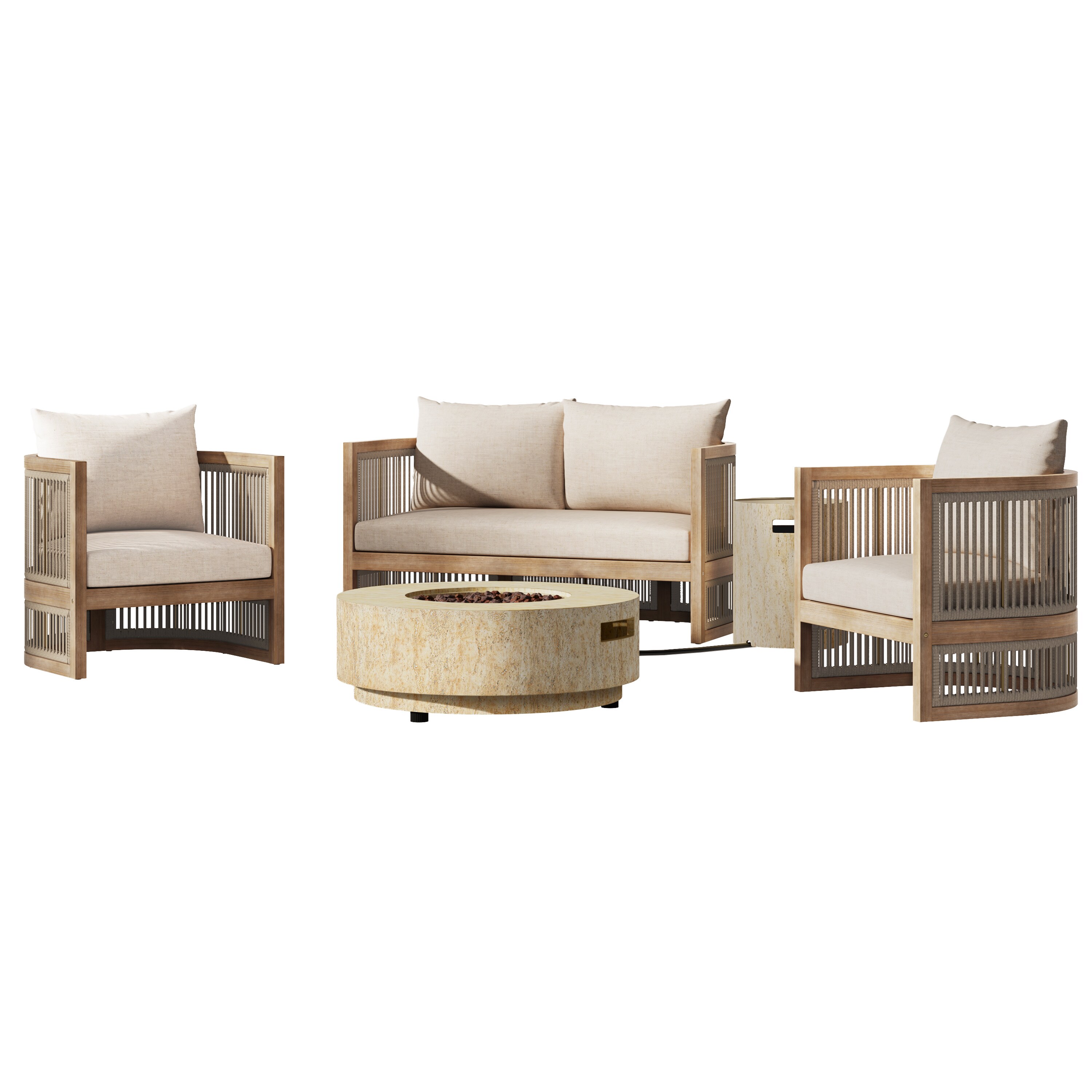 Christopher Knight Home 338120 Patio-Conversation-Sets - View #2