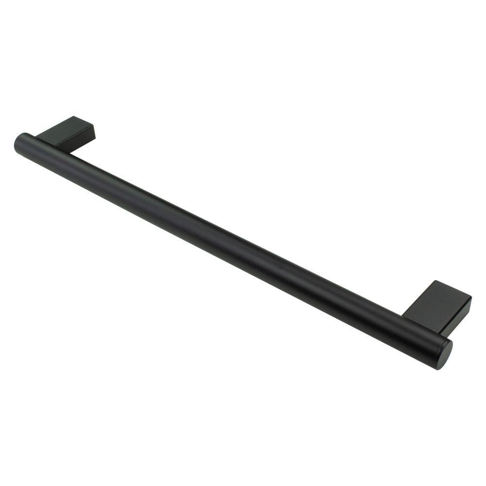 Transolid MS18BK Maddox 17.71-in Black Wall Mount Grab Bar (500-lb Weight Capacity)