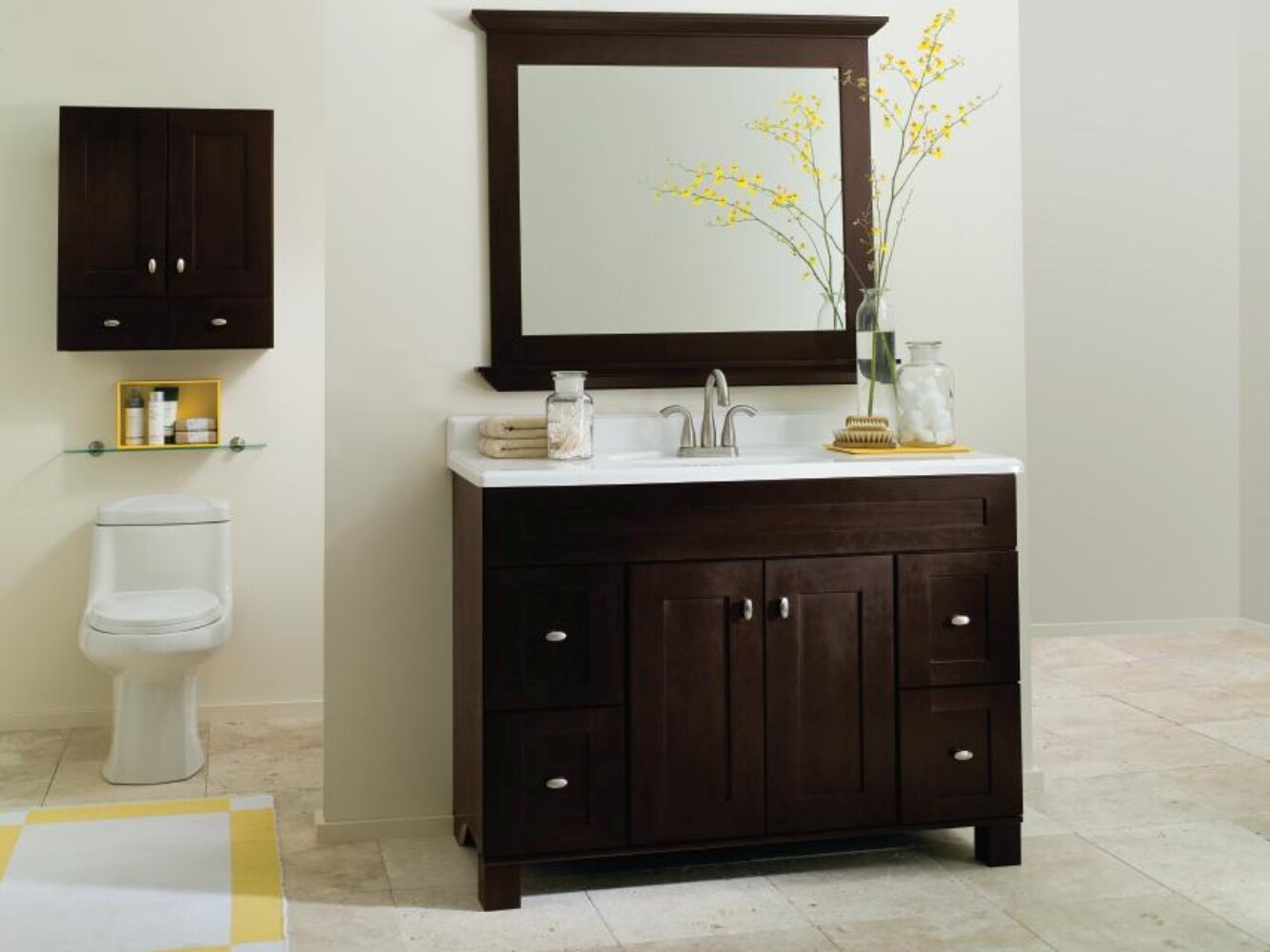 24 Danenberg Vanity Mirror Russet Brown