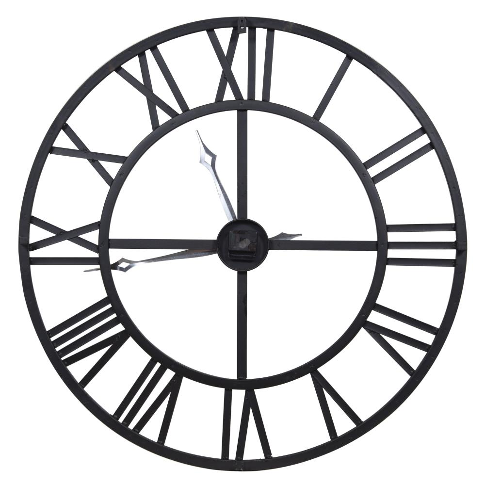 pinnacle frames and accents black and bronze metal wall clock