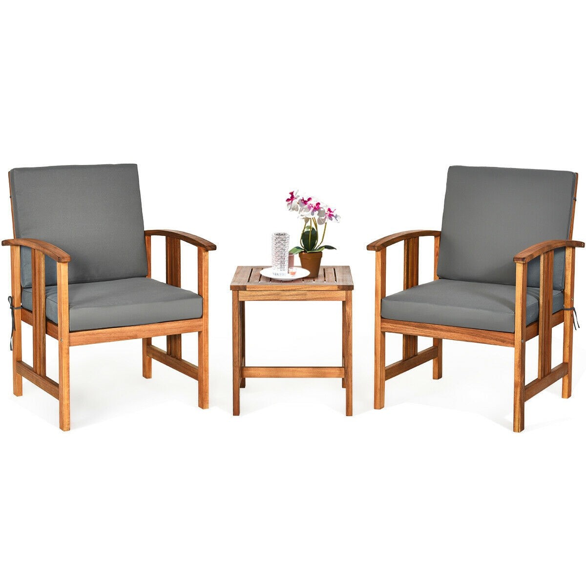 WELLFOR AY-85GR-CY Patio-Conversation-Sets - View #7