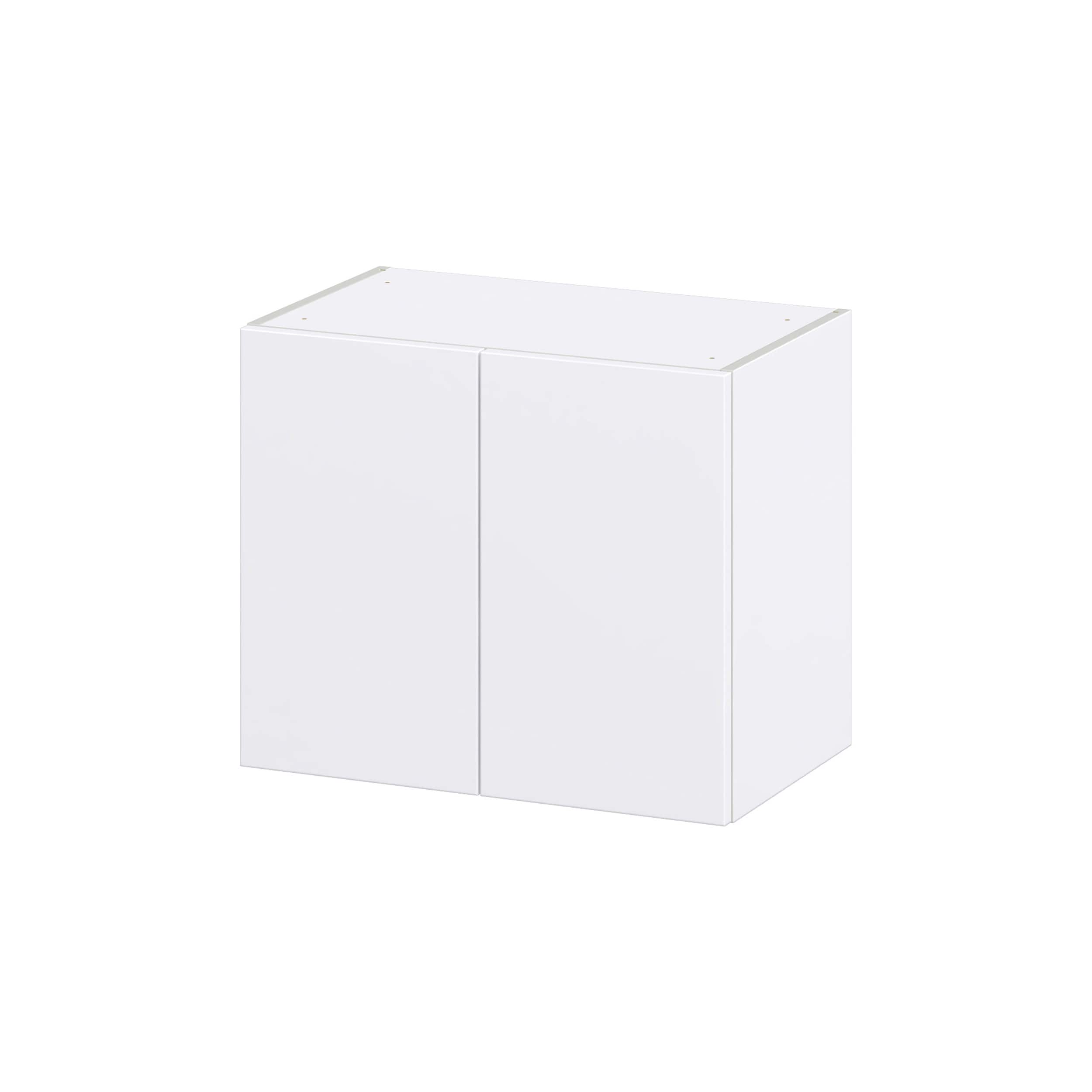 Hugo&Borg Lasalle 36-in W x 20-in H x 24-in D Bright White Slab Wall Fully Assembled Cabinet (Flat Panel Slab Door Style)