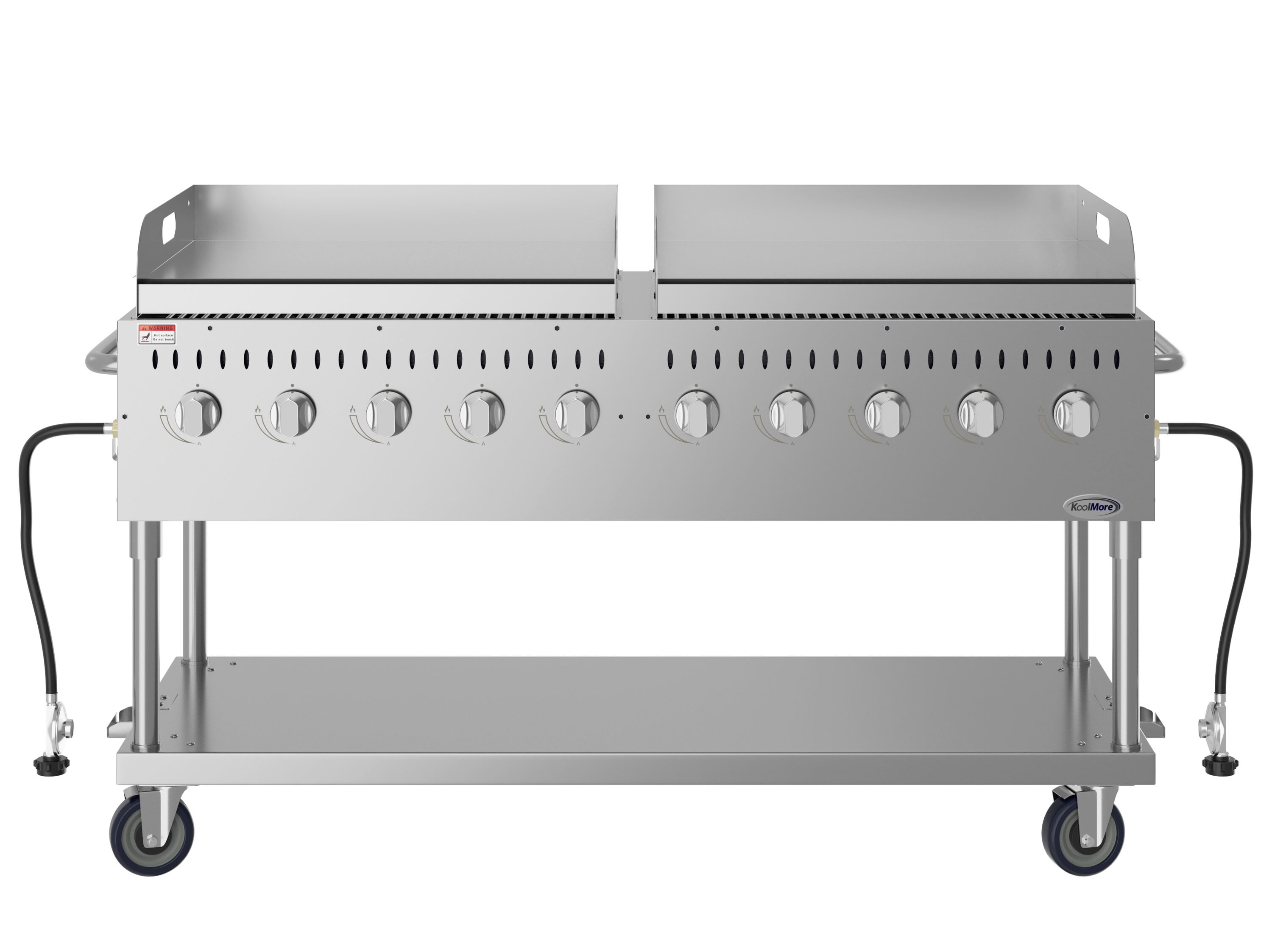 KoolMore LOW-CGKIT7-G36G36 Stainless Steel Liquid Propane Gas Grill