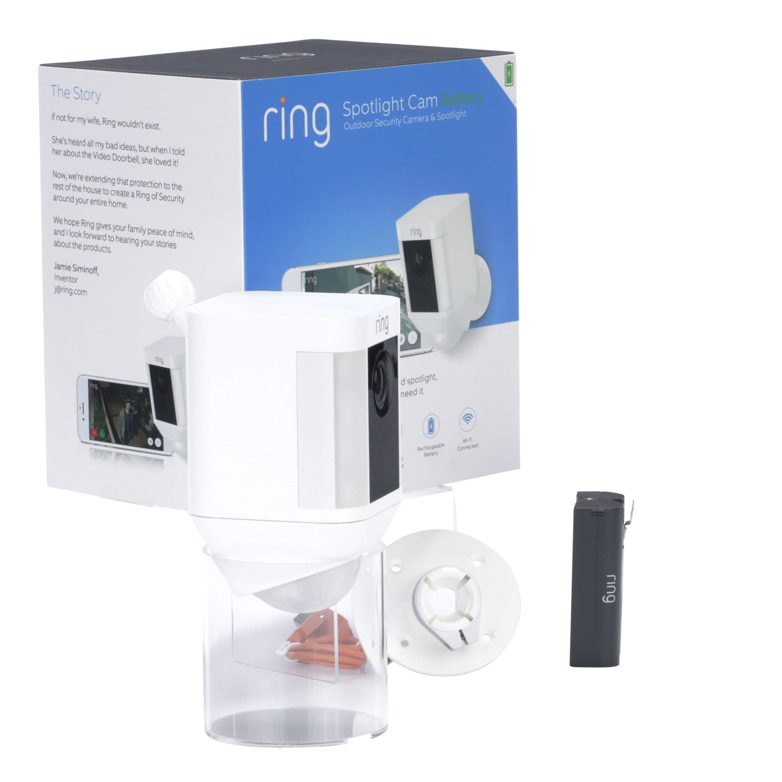 lowes ring spotlight cam battery