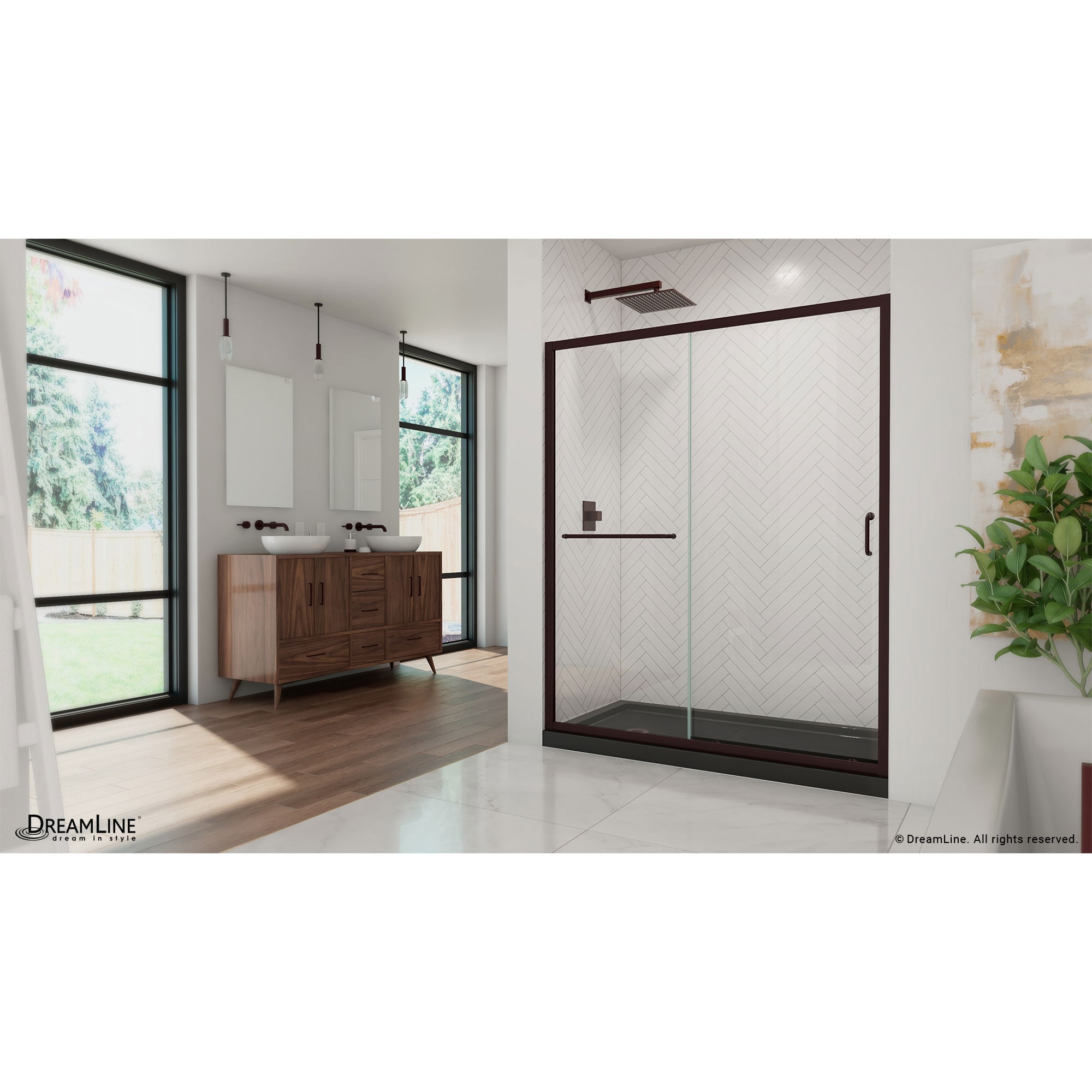 DreamLine DL-6972CLL88-06 Alcove-Shower-Kit - View #3