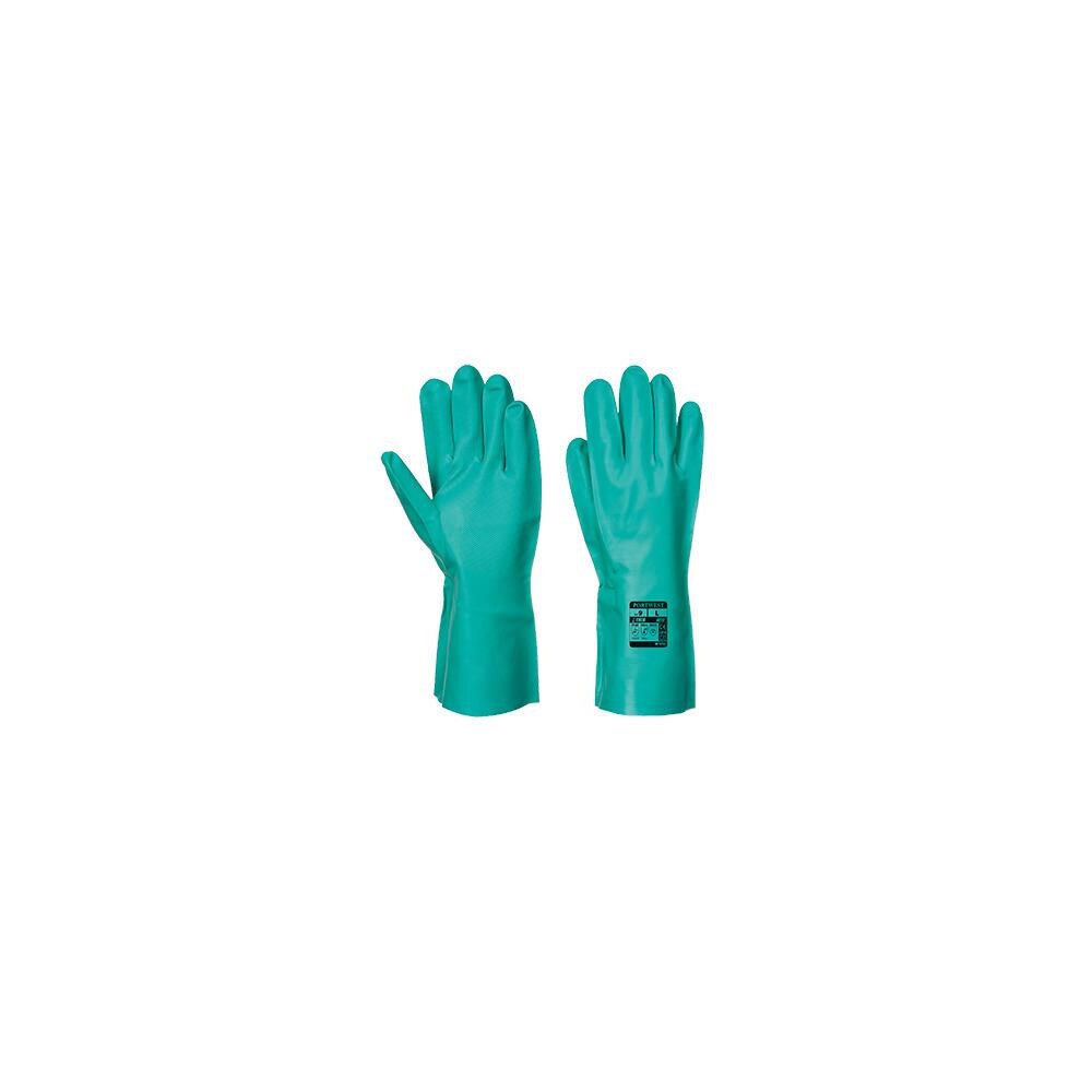 Portwest A810 Small Nitrosafe Chemical Gauntlet Green- Regular at Lowes.com