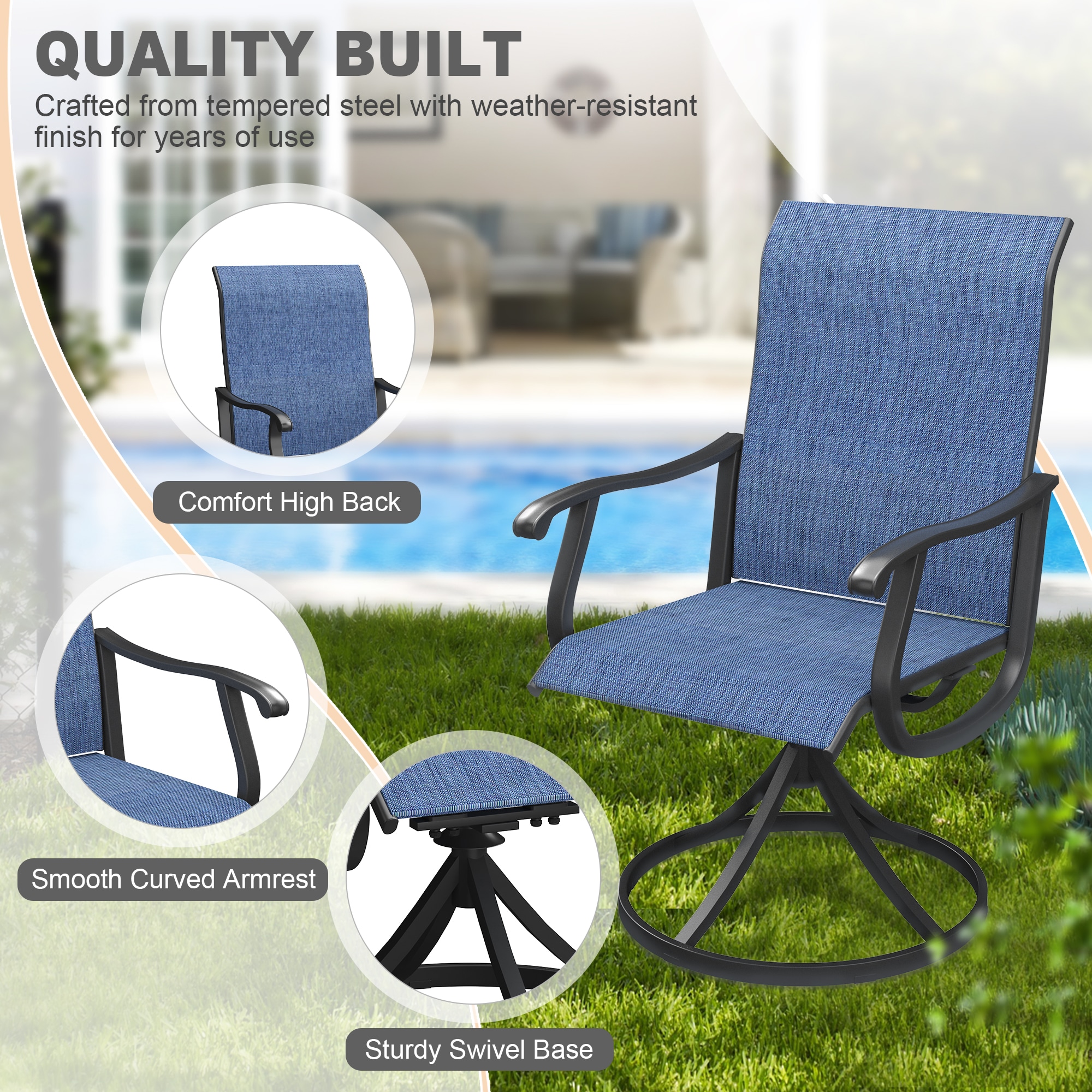 Damerin Z0101F Patio-Chairs - View #7