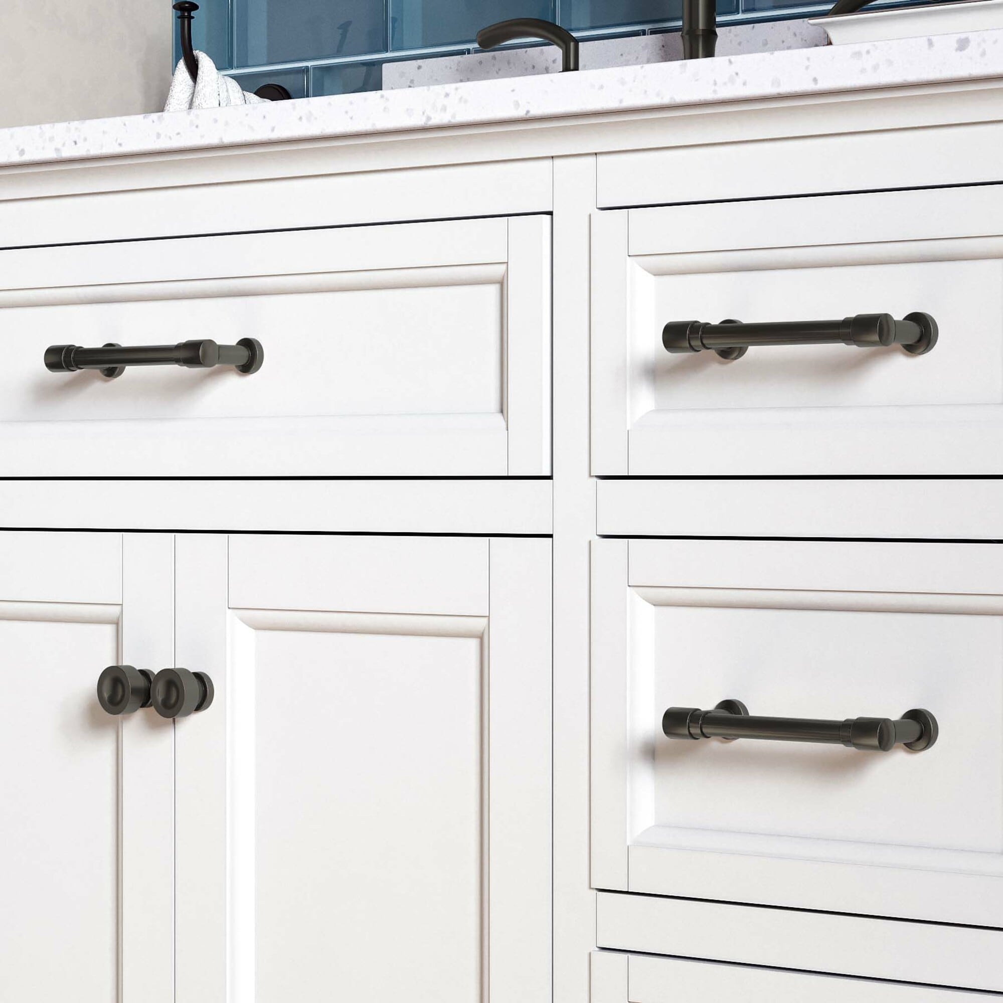 allen + roth 2026HW-100-MB Cabinet-Pulls - View #4