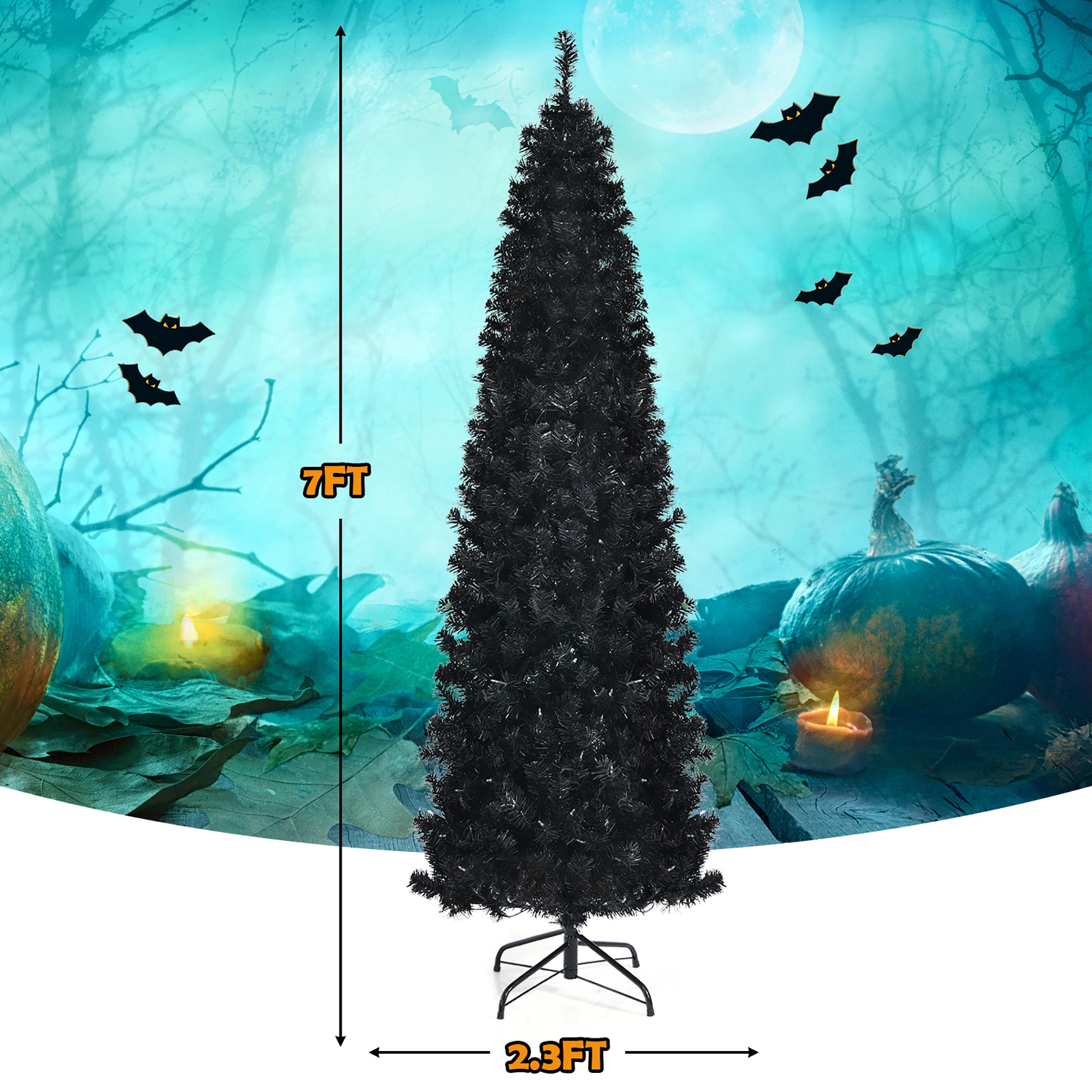 Costway CM23669US Table-Halloween-Decor - View #2