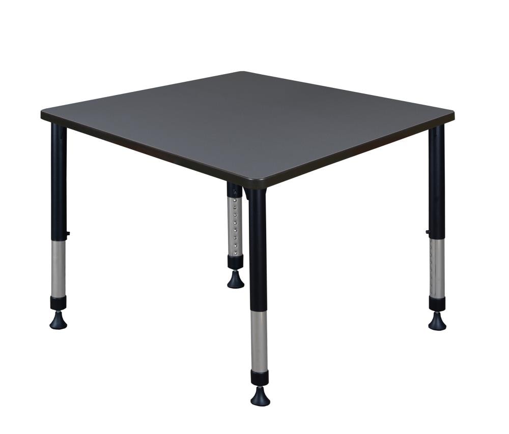Regency TB4242GYAPBK Classroom Tables Gray 4-Person Training Table (42-in W x 34-in H)