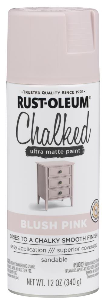 Rust-Oleum 30 oz. Chalked Blush Pink Ultra Matte Interior Paint (2-Pack)  285142 - The Home Depot