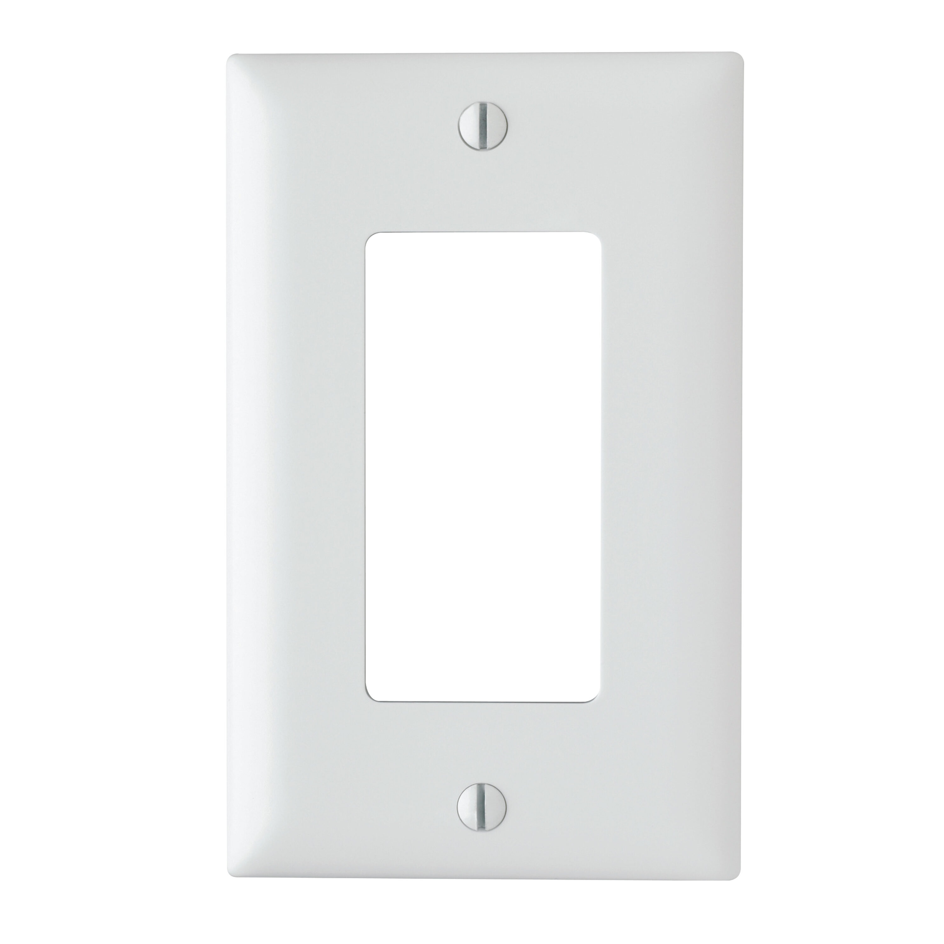 Legrand On Q 1 Gang Midsize White Nylon Indoor Decorator Wall Plate In   65822924 