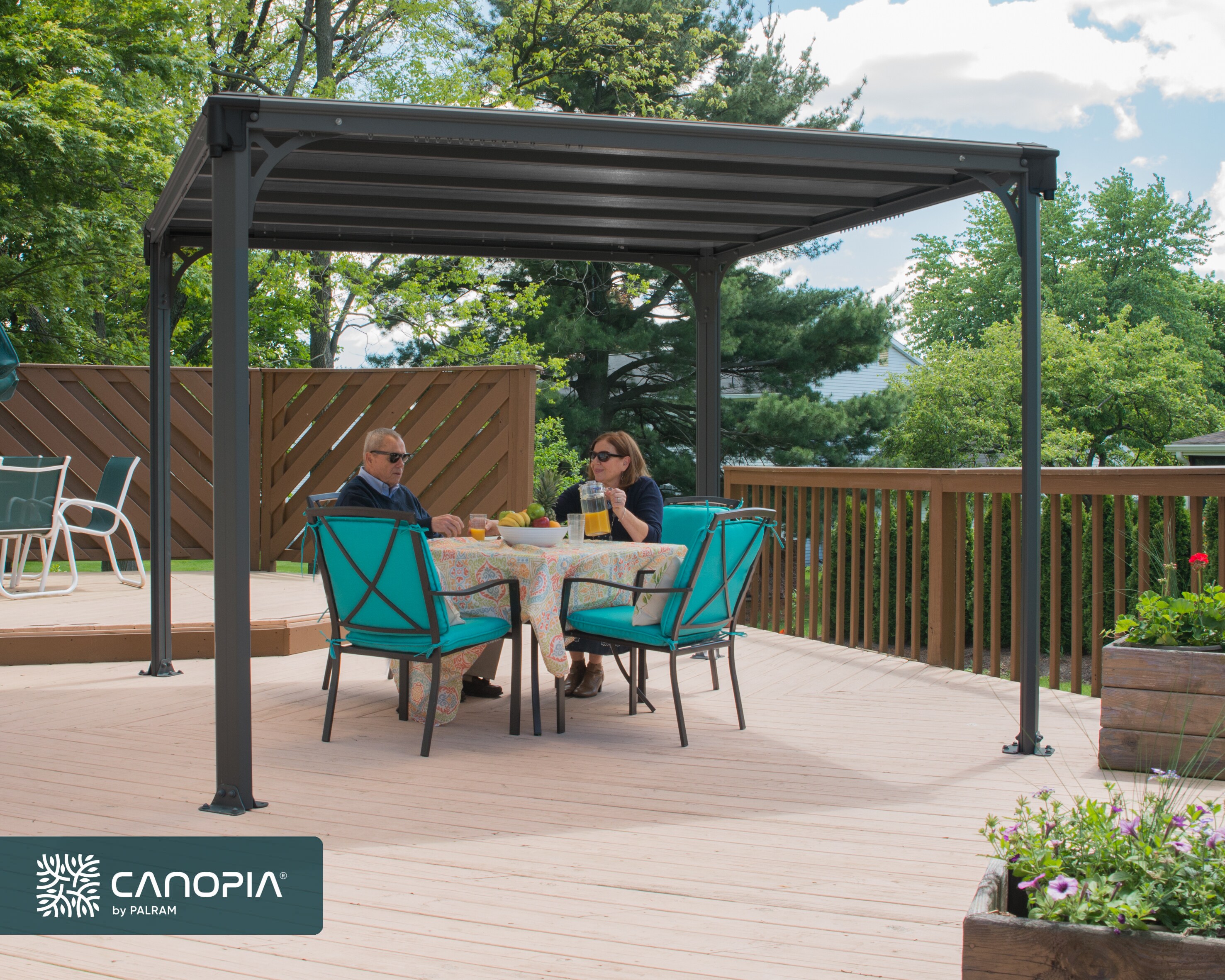 Canopia by Palram 703728 Wood-Resin-Gazebos - View #4