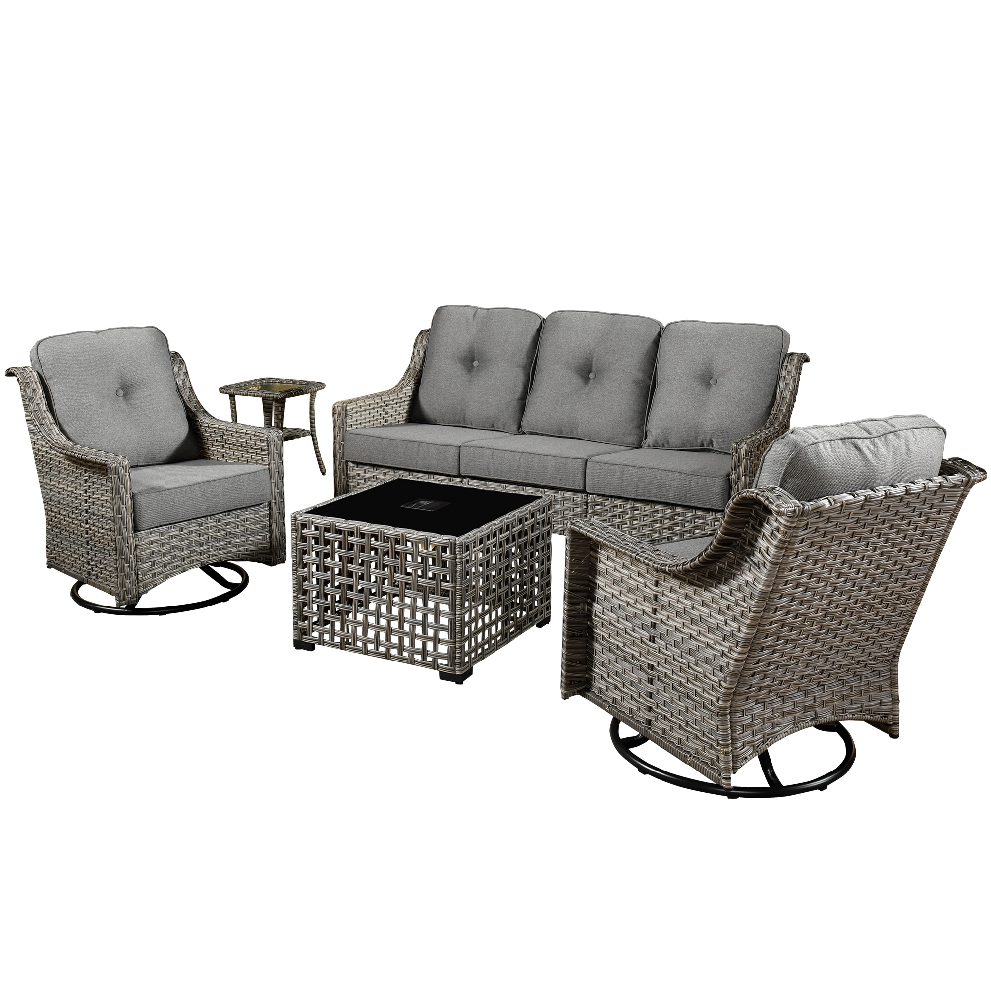Ovios PD205Y Patio-Conversation-Sets - View #7