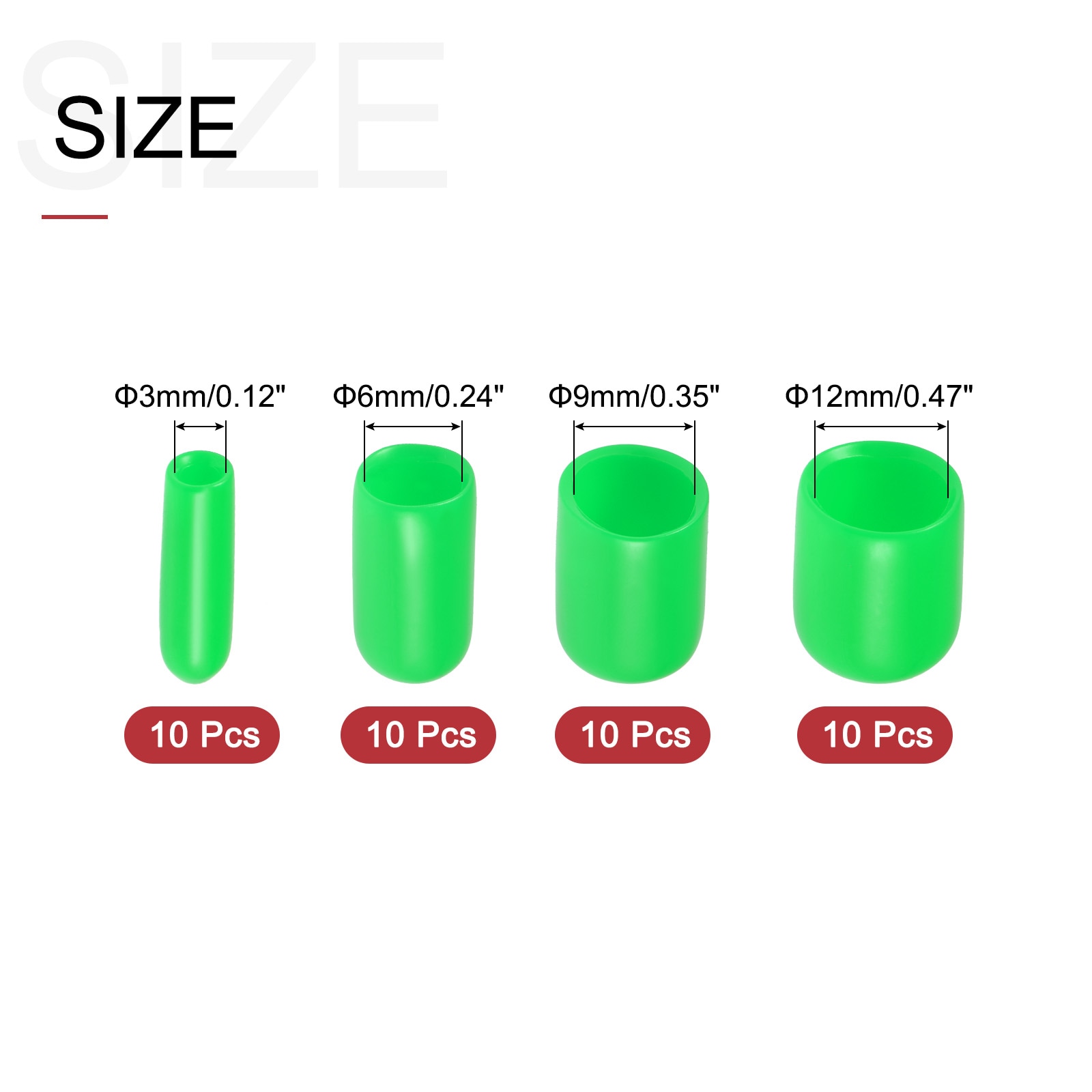 Unique Bargains S26010903UX1726 End-Caps-Screw-Protectors - View #2