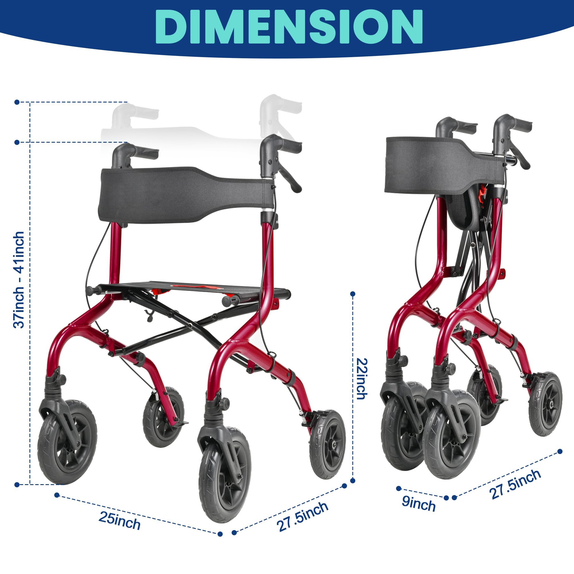 Etokfoks LETS3RUGY Walkers-Wheelchairs-Rollators - View #4