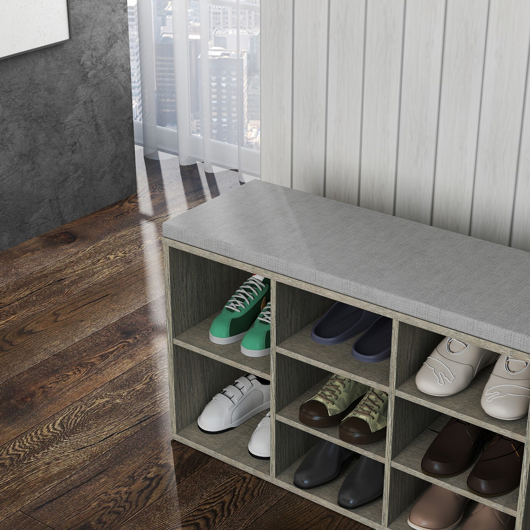 SINOFURN SYA840003BK Shoe-Racks - View #13