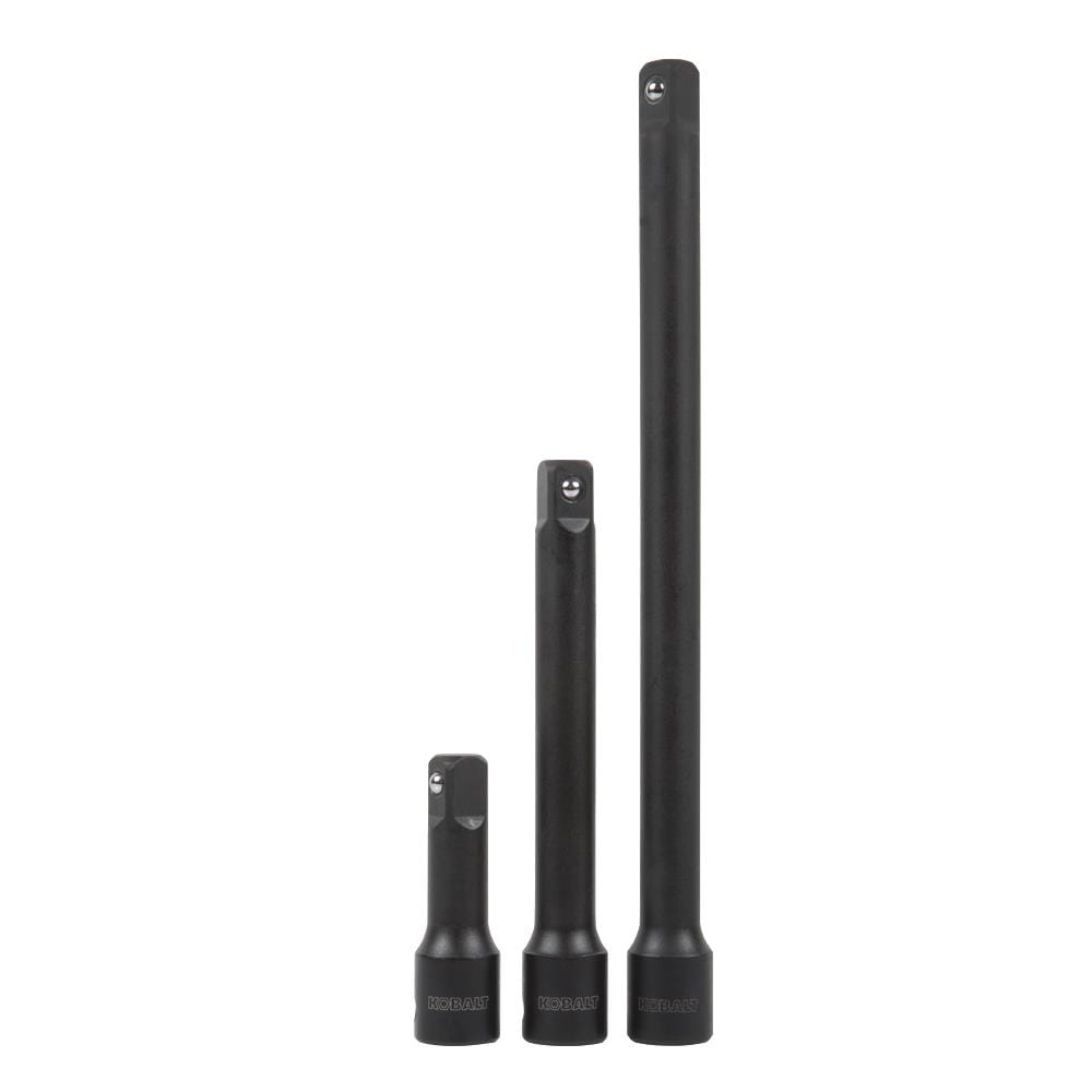 Kobalt 80731 3-Piece 3/8-in drive 3-piece Impact Extension Set