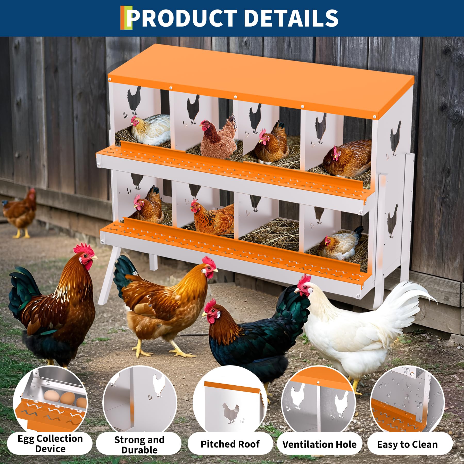 DEXSO ENCOREPPGBA8044 Chicken-Coops-Rabbit-Hutches - View #3