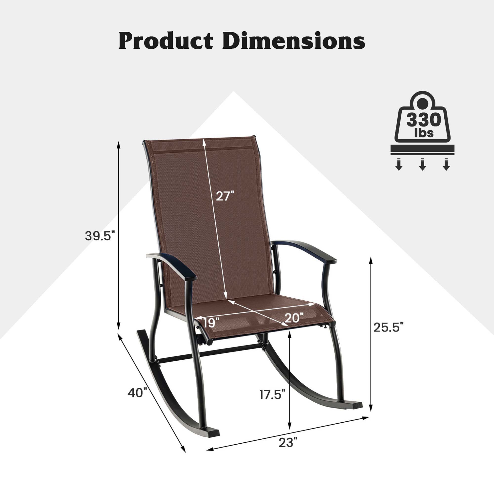 Costway HCST05777 Patio-Chairs - View #2