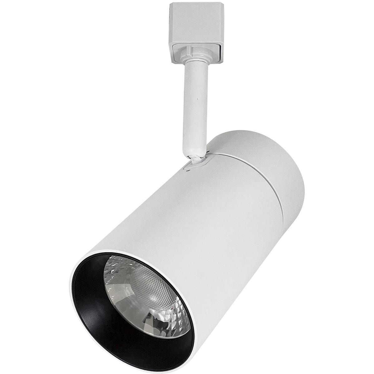 Nora Lighting  NTE-865L930NW MAX White Track Head Ceiling Light in Narrow Flood 3000K H-Style