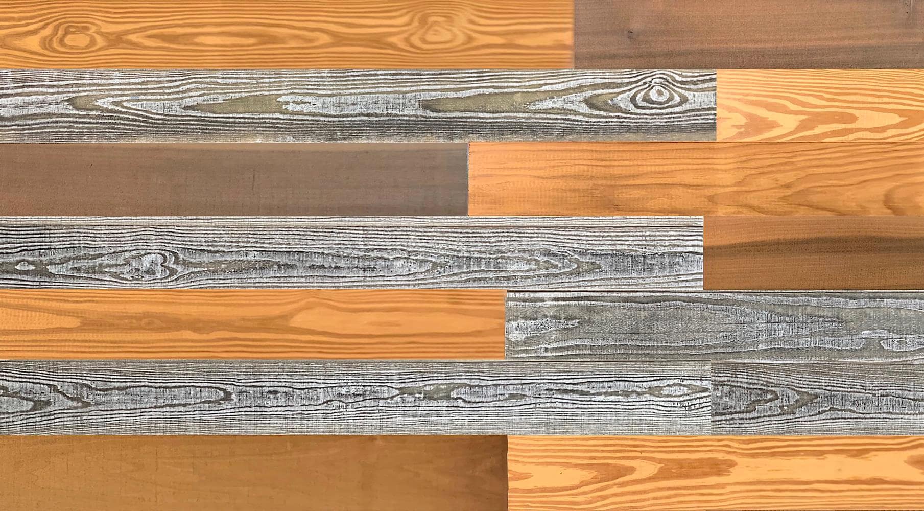 EASY PLANKING 5-in x 4-ft Grain, Holey, Barn Poplar Wall Plank ( 6 -Pack , Covers 10-sq ft ) #11337