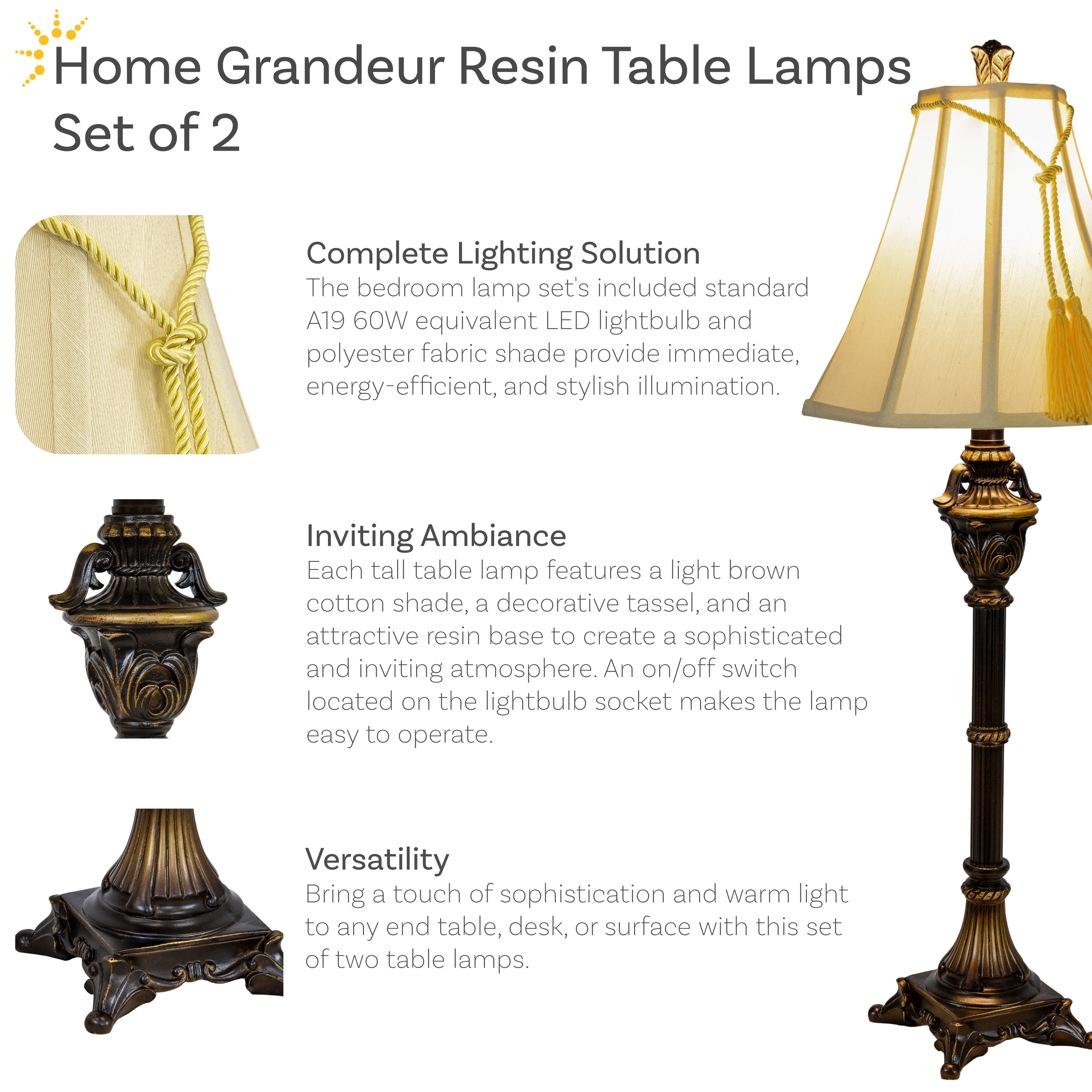 Sunnydaze Decor GSI-7802 Lamp-Sets - View #13