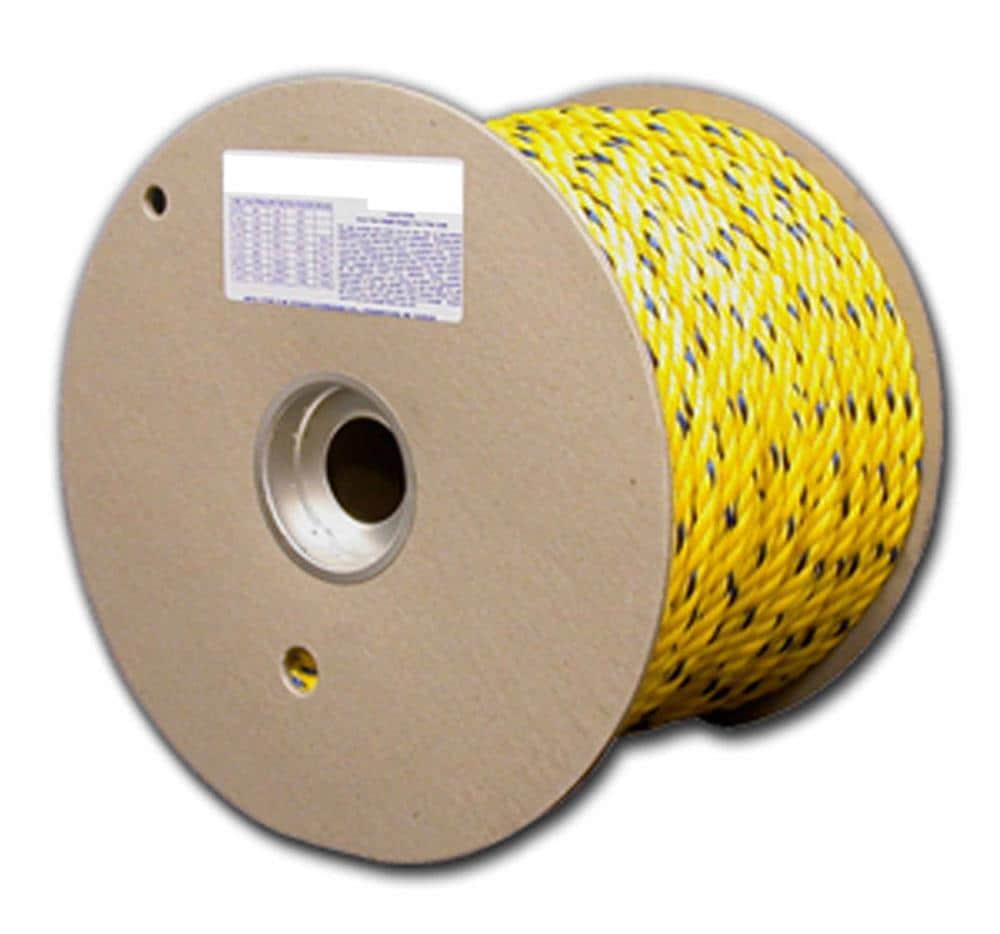 T.W. Evans Cordage 0.5-in x 600-ft Twisted Polypropylene Rope (By-the-Roll)