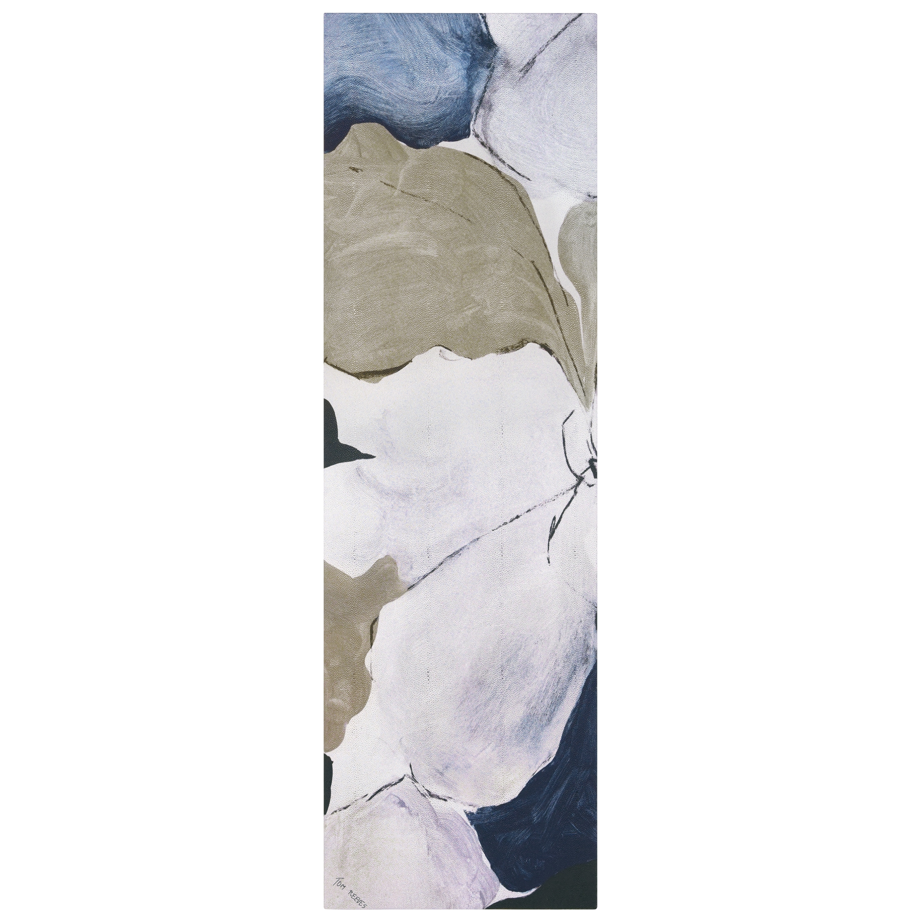 Empire Art Direct SHS-PI795A-7222 Floral Serenity I Unframed 72-Inches H x 22-Inches W Modern Canvas Print