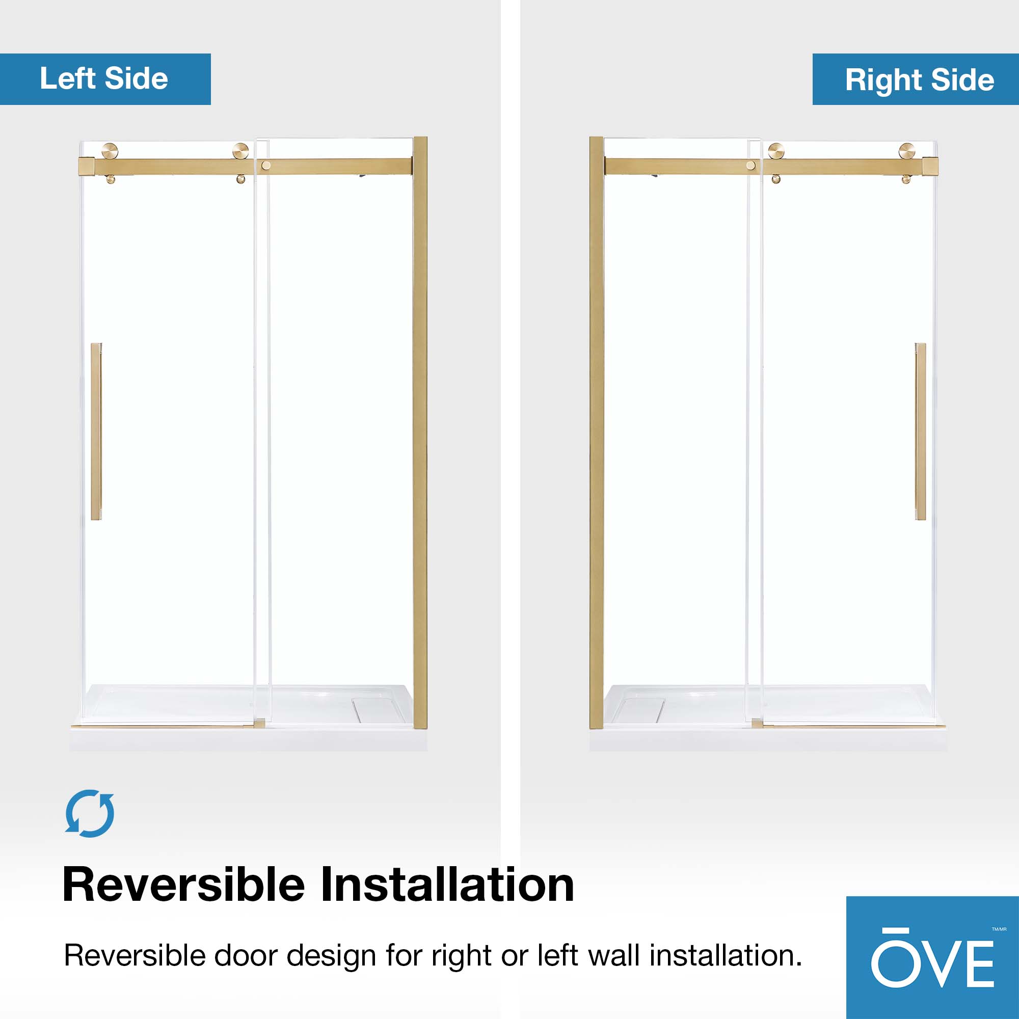 OVE Decors 15SGP-BELS48-GLD Shower-Doors - View #14