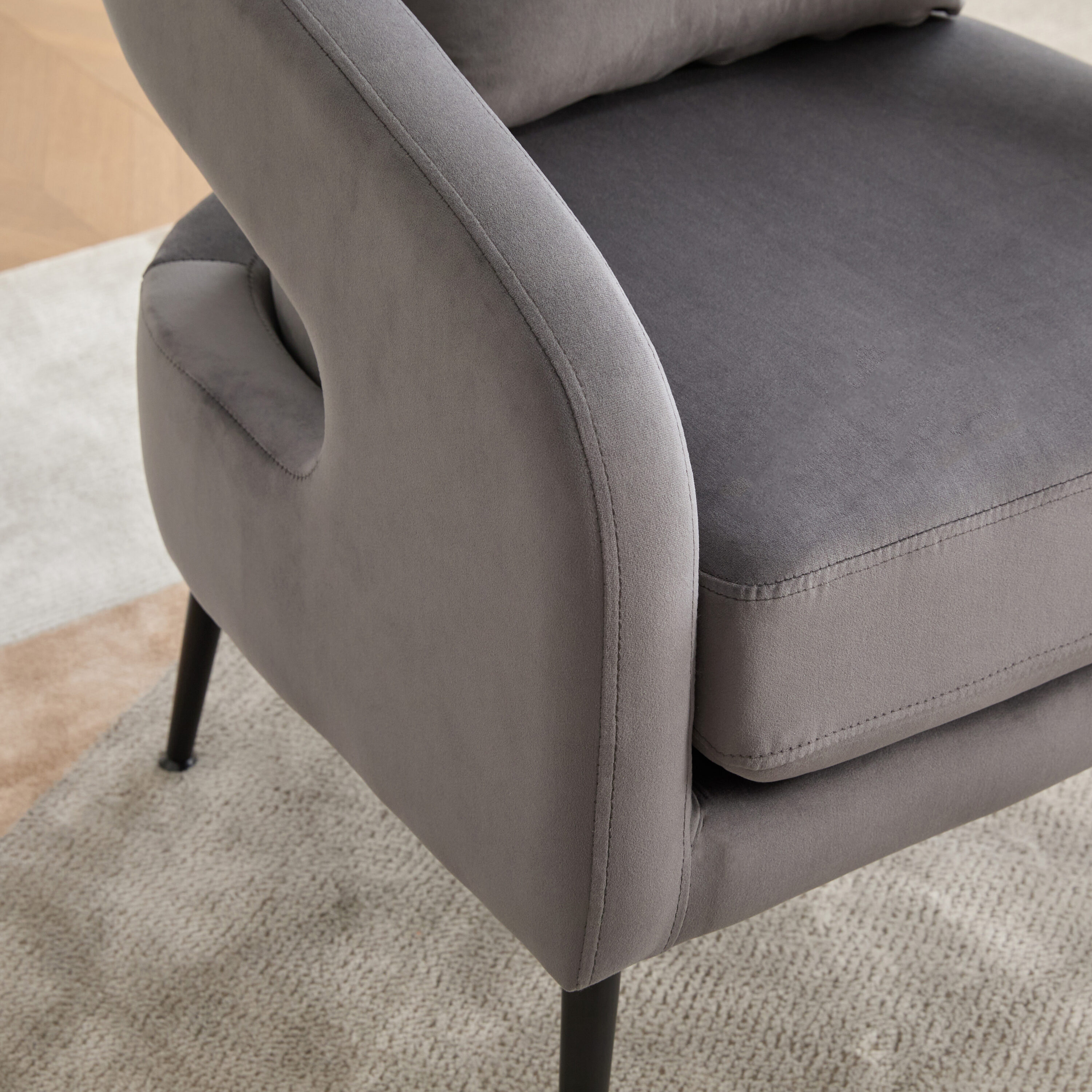 Aortzio HM-S2075-CHARCOAL chairs - View #8