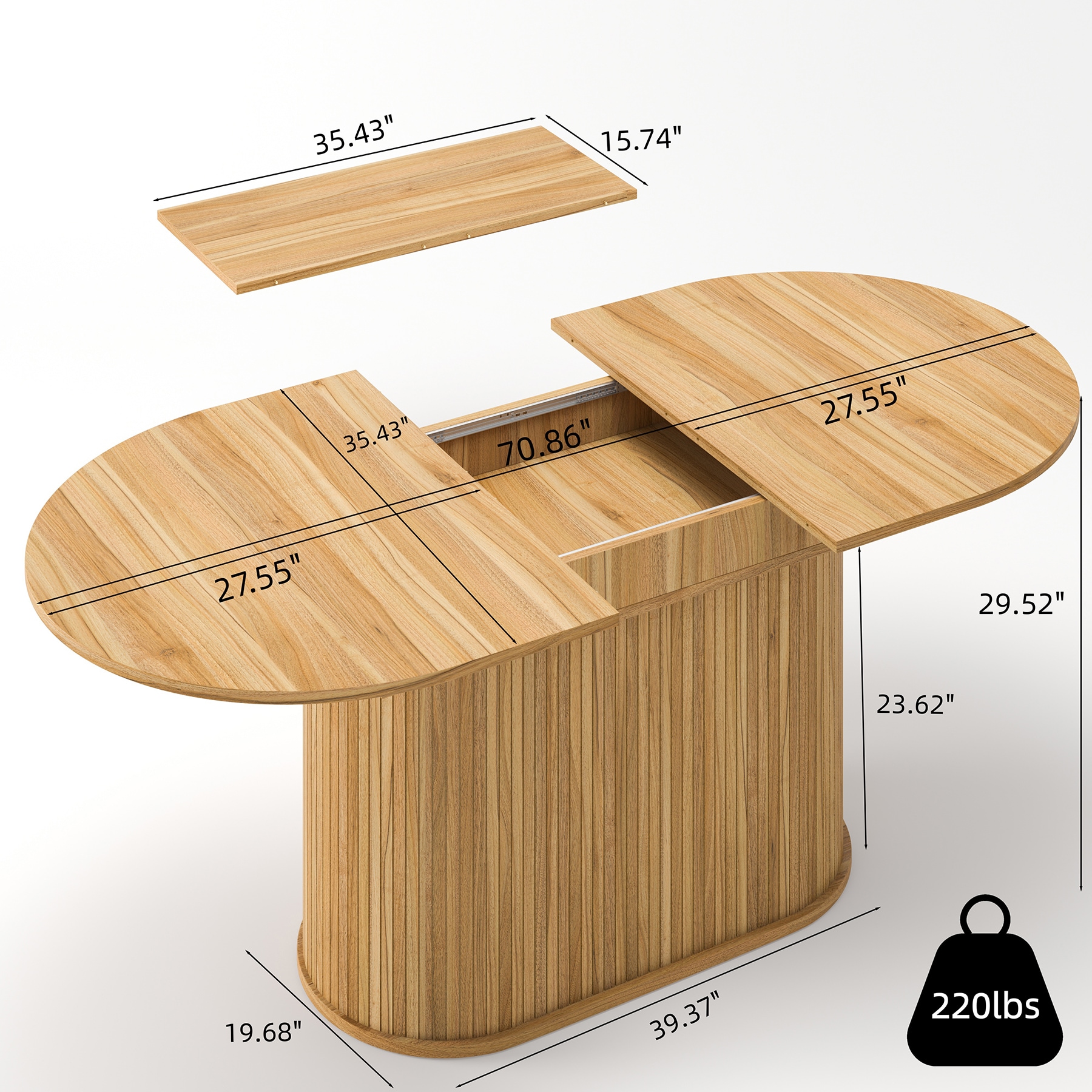 SINOFURN SYB930118GD Dining-Tables - View #3