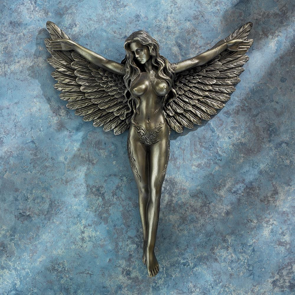 Design Toscano 8.5-in W x 10-in H Resin Angel Museum Wall