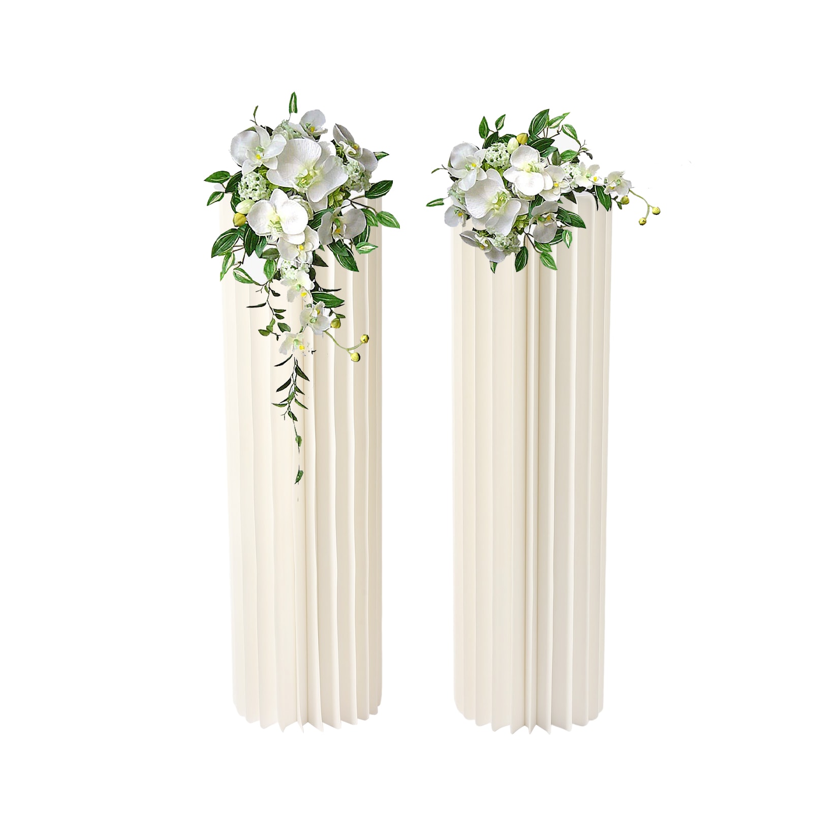 CNCEST JJOUL85SWDZJ8 39-Inches H x 11-Inches W Cardboard Cylinder Indoor/Outdoor Novelty Composite Plant Stand