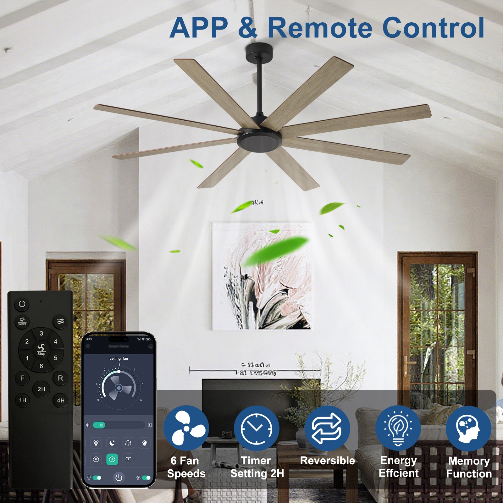 Dovanpaul 197-66B-WC-LW-2 Ceiling-Fans - View #4