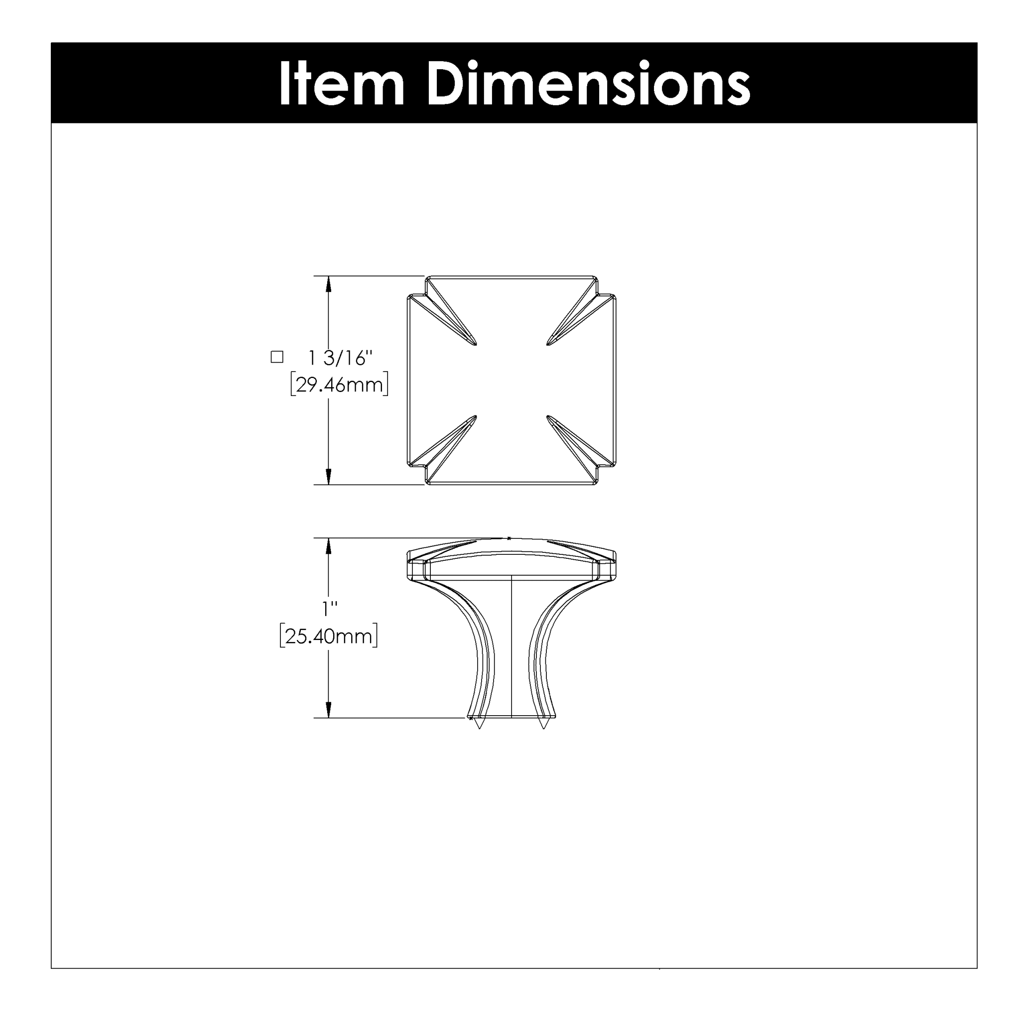 Hickory Hardware P3230-BGB Cabinet-Knobs - View #5