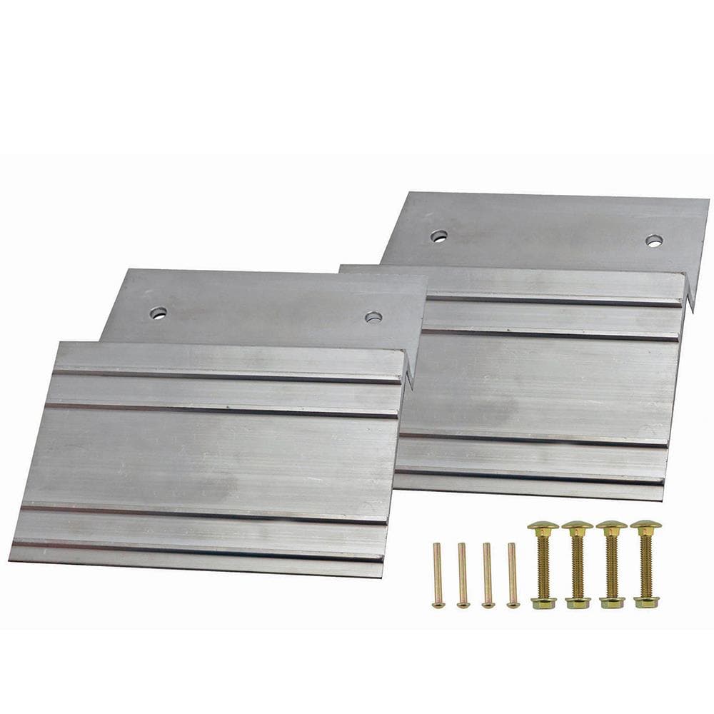 Erickson 07400 Ramp Plate 8.25 L x 7.25 W x 2-Inches H Aluminum Trunk Cargo tray 2 -Pack