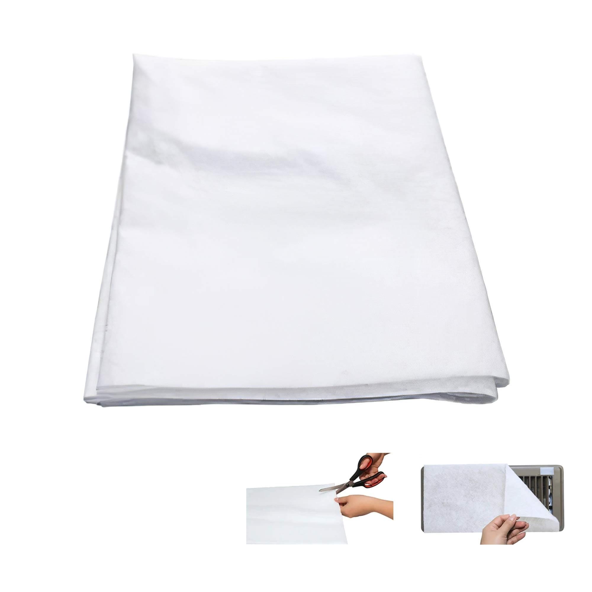 Numhew 27.56in x 84.65in 16 sq ft Merv 13 Air Particle Filter Material White Pad Roll