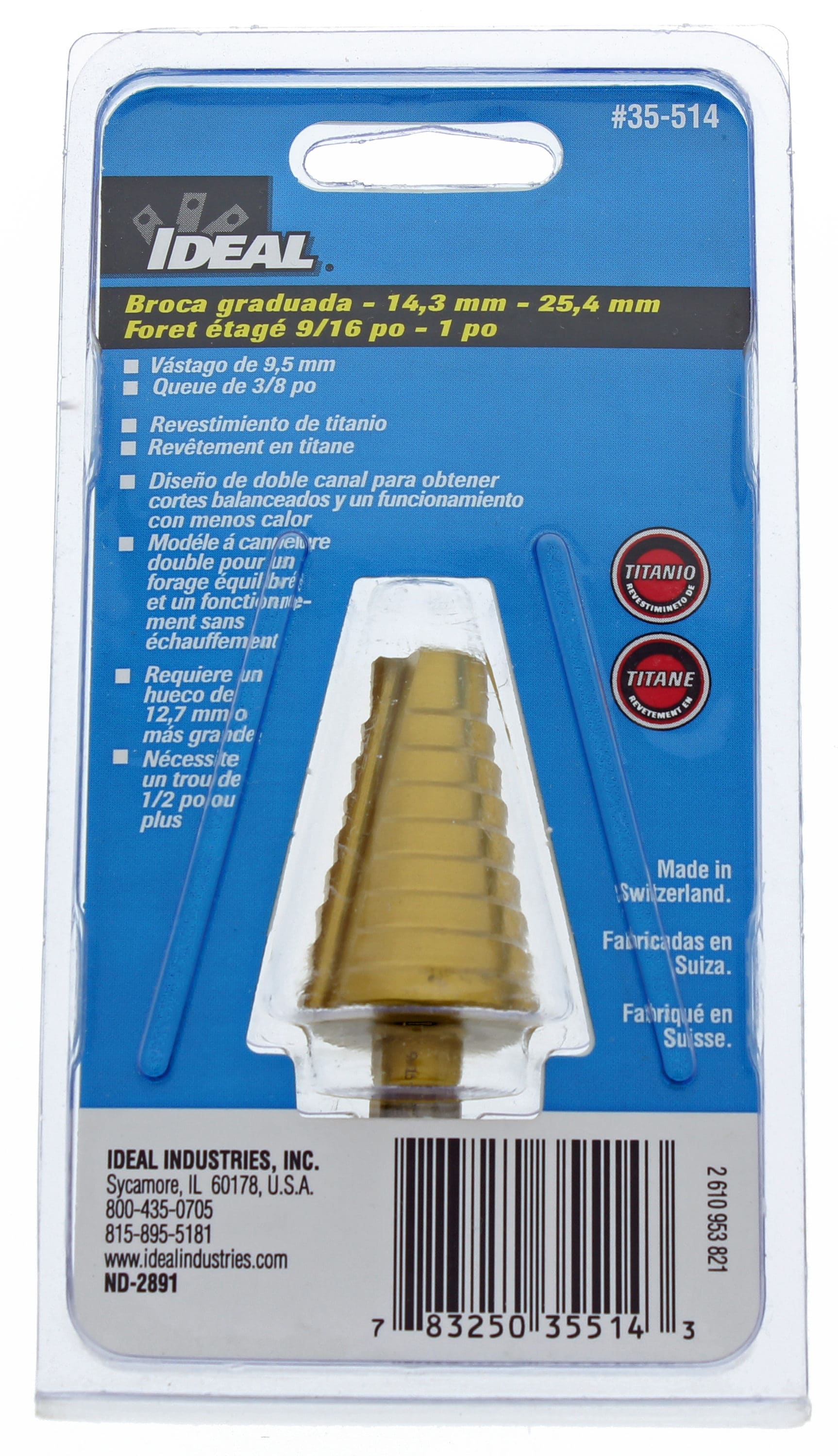 IDEAL 35-514 Metal-Step-Drill-Bits - View #6