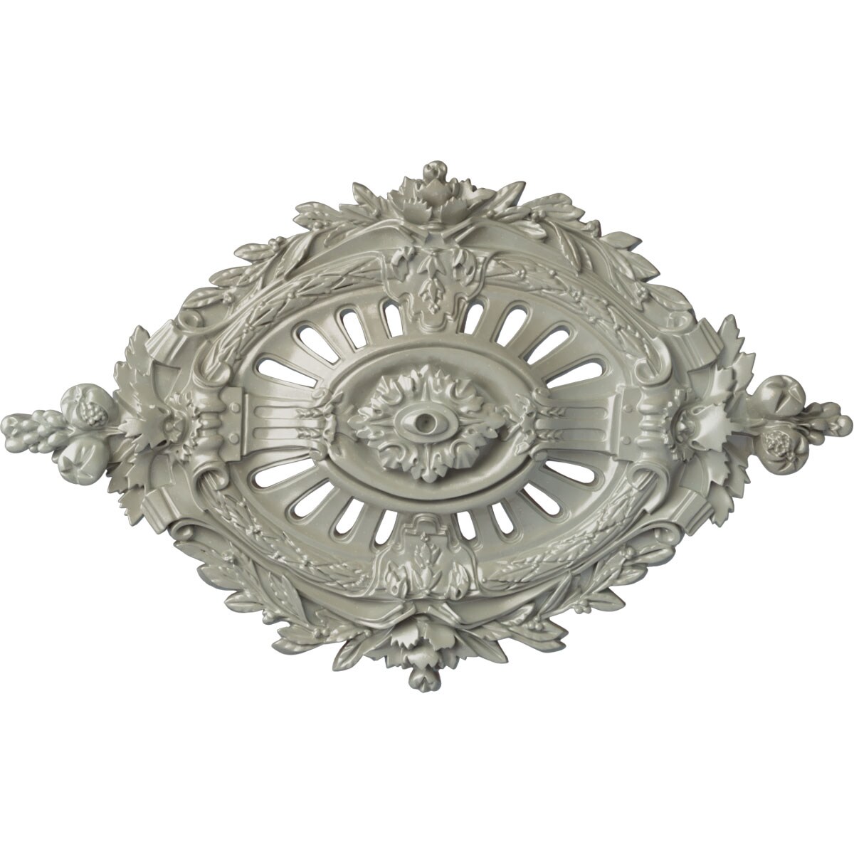 Ekena Millwork CM35X22ANFCS Antonio 22.5-in W x 35.5-in L Painted Flash Copper Polyurethane Whole Ceiling Medallion