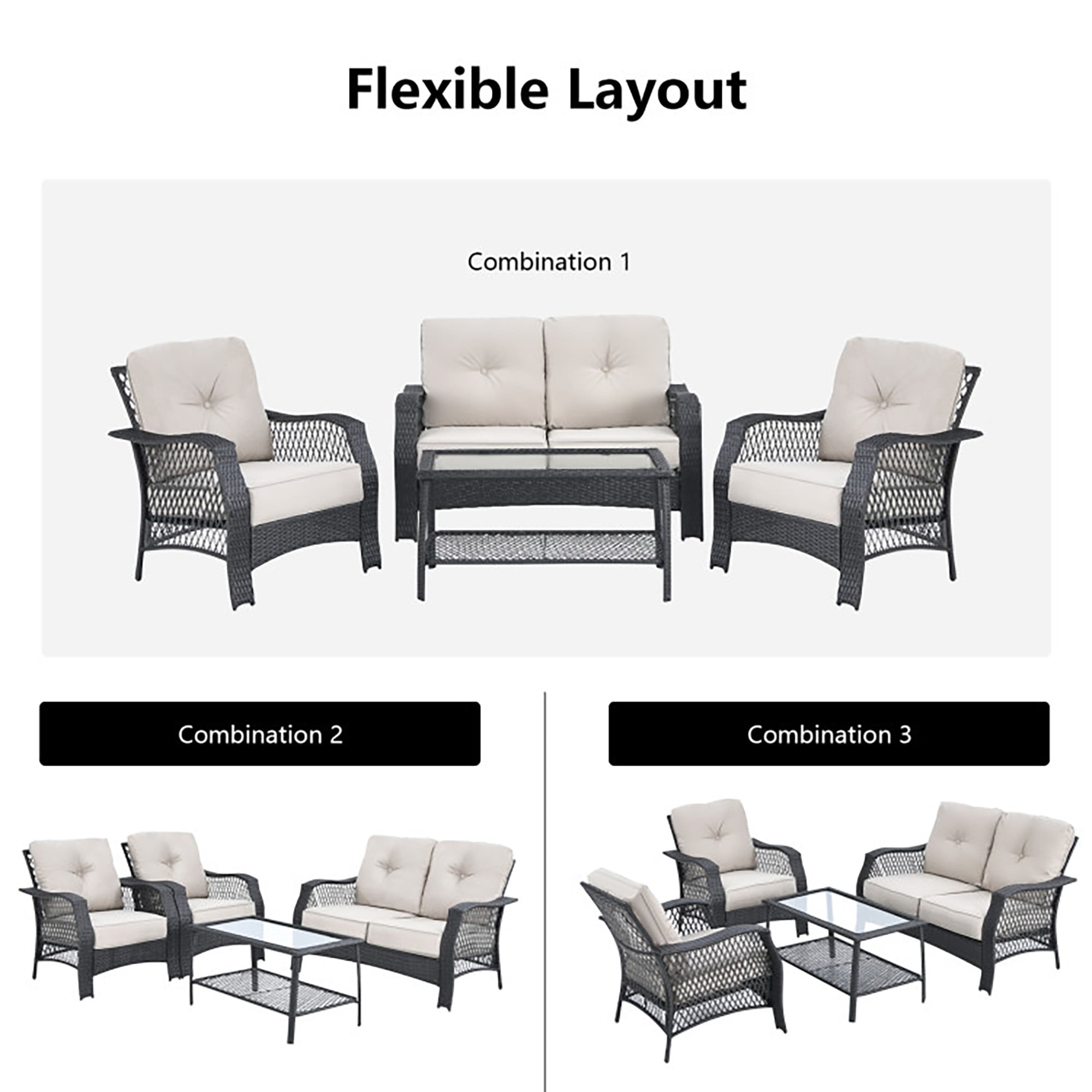 CASAINC WF-KS100 Patio-Conversation-Sets - View #5
