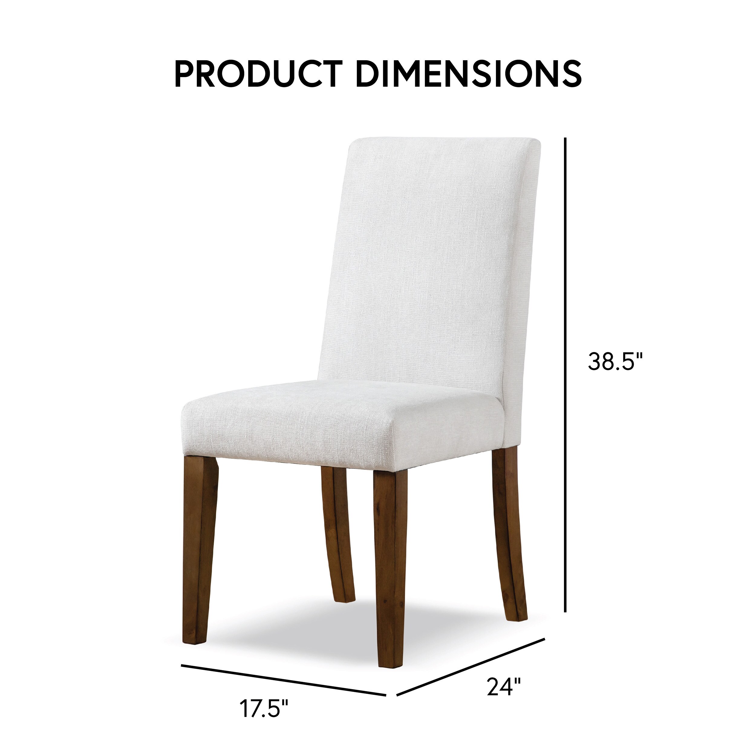 Furniture of America IDF-3422WH-SC Dining-Chairs - View #3