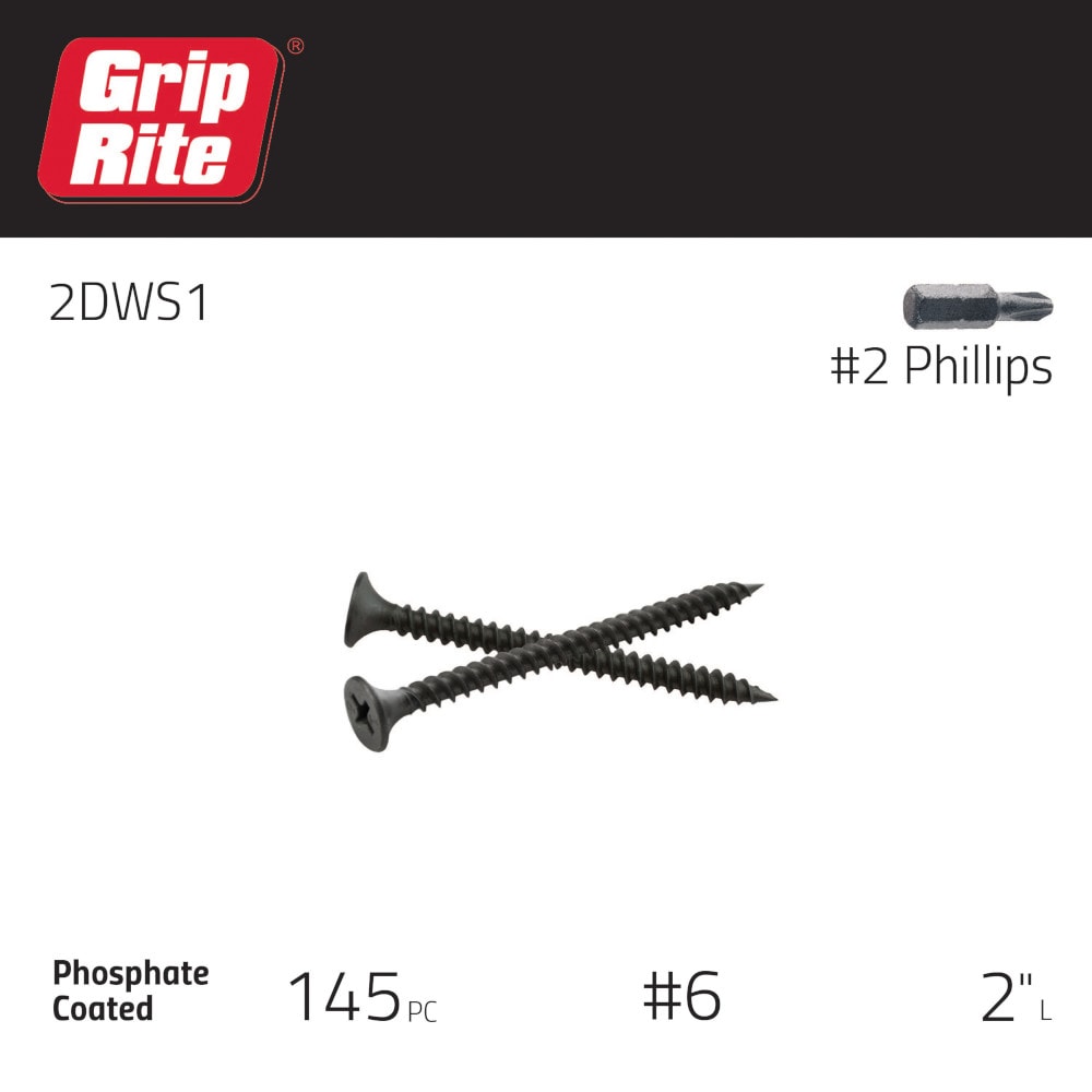 Grip-Rite 2DWS1 Drywall-Screws - View #2
