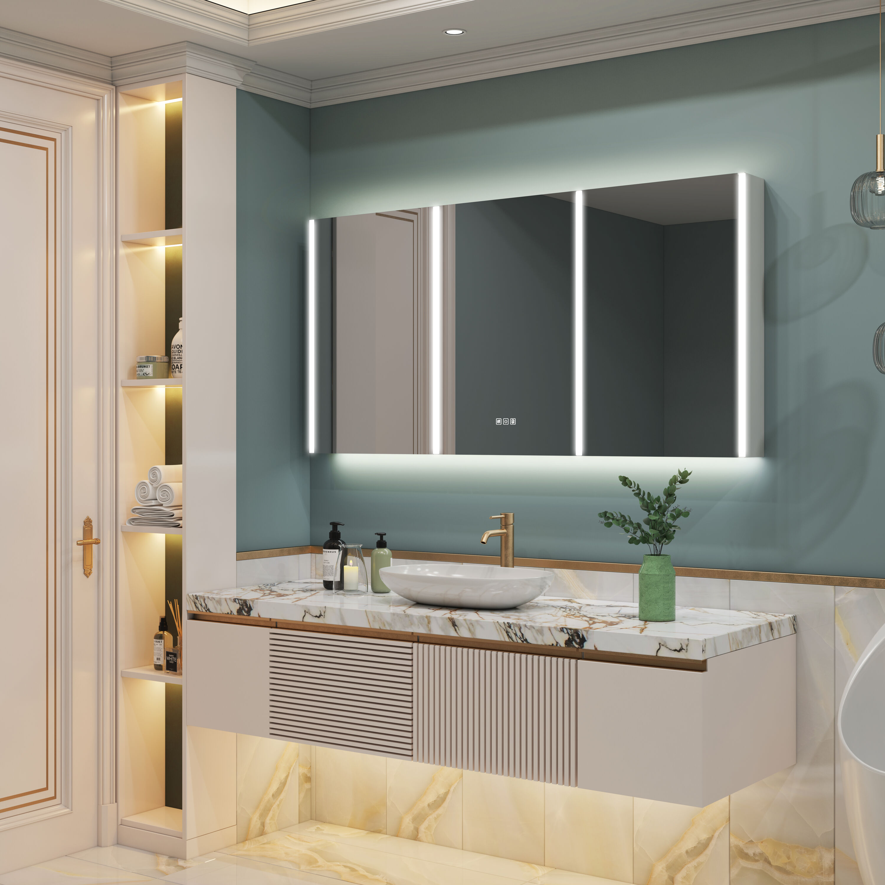 WELLFOR W14MCL6030 Bathroom-Medicine-Cabinets - View #3