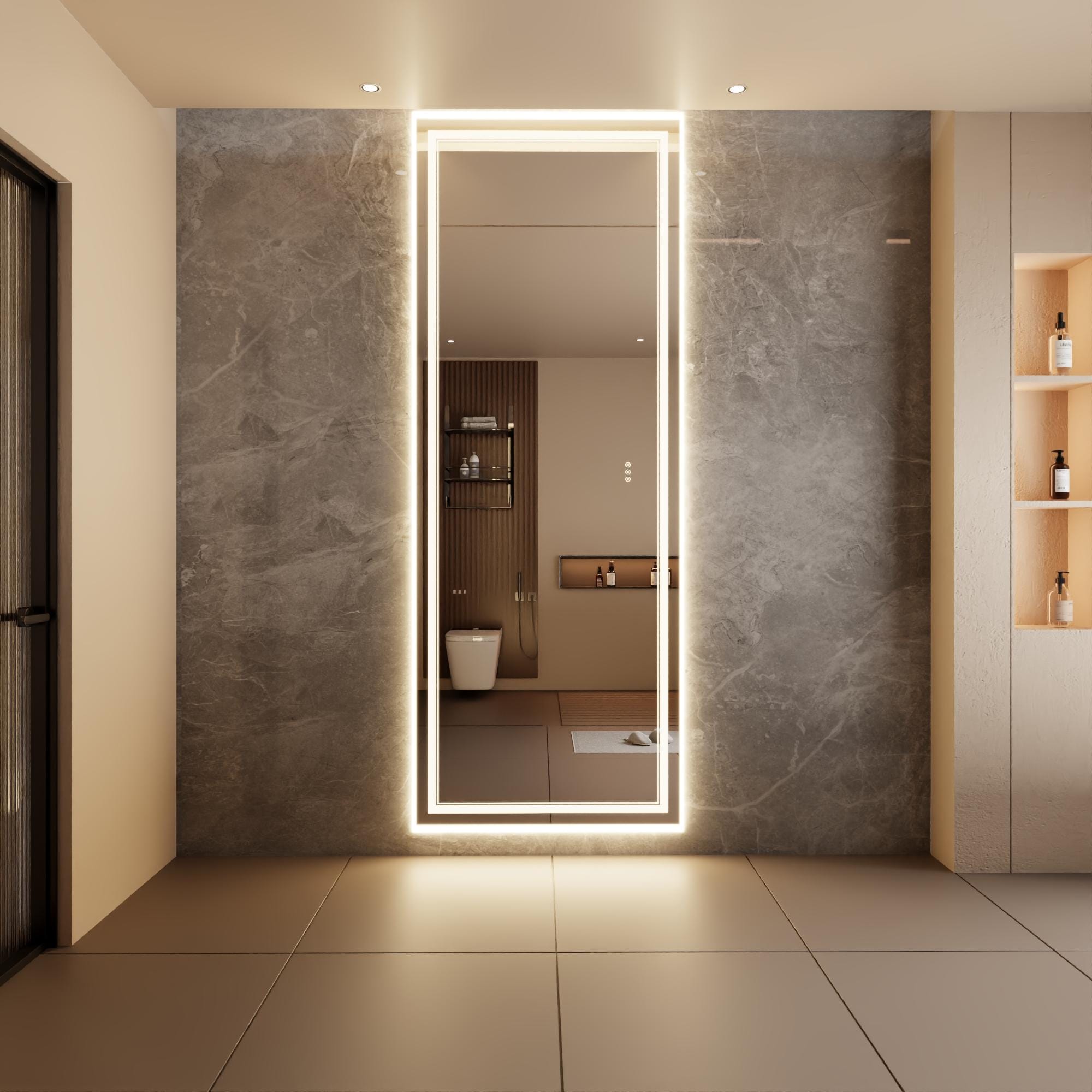 Bayfeve BFXB-16S3696-MIR Framed-Bath-Mirrors - View #4