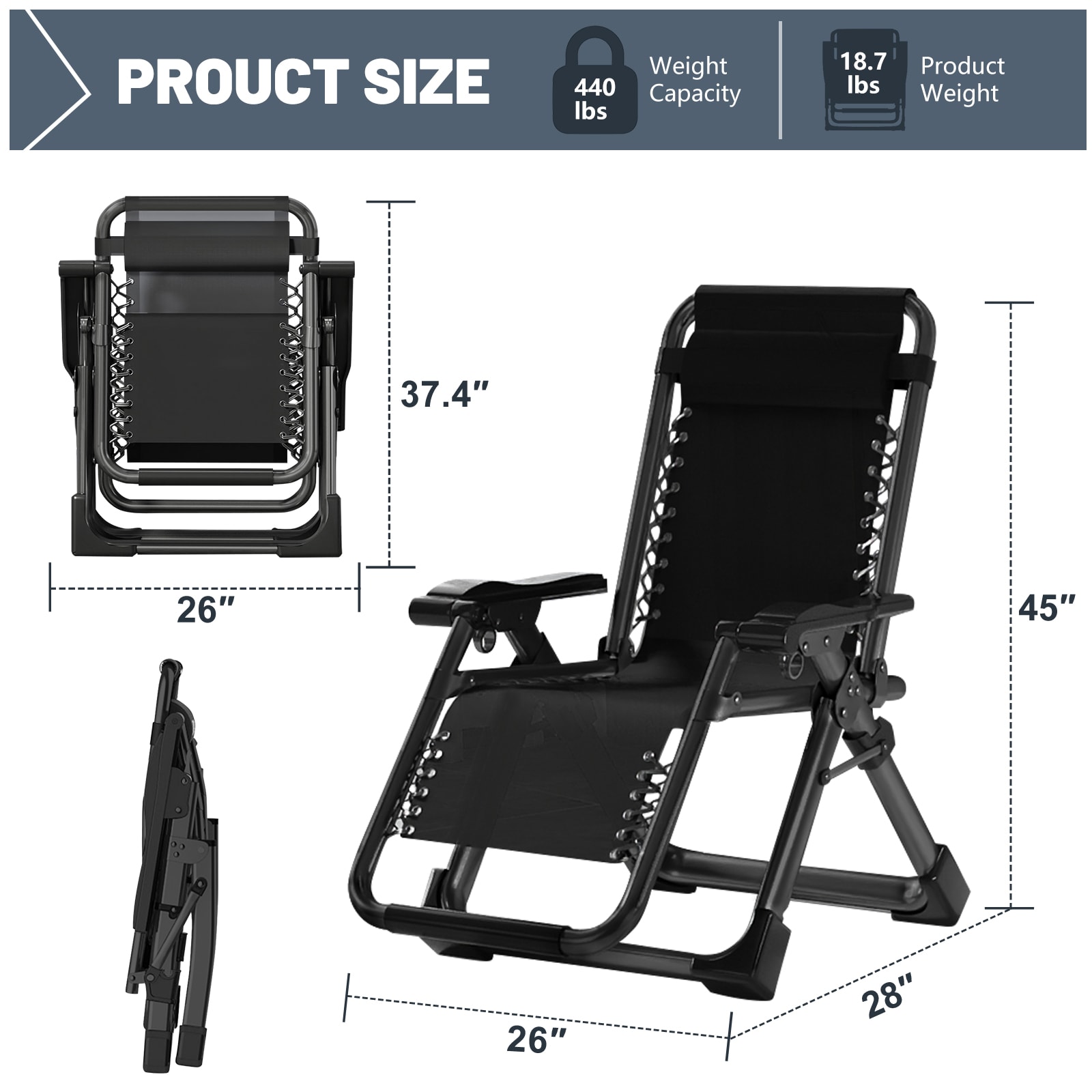 Esazn K16ZDY-12LYU Patio-Chairs - View #3