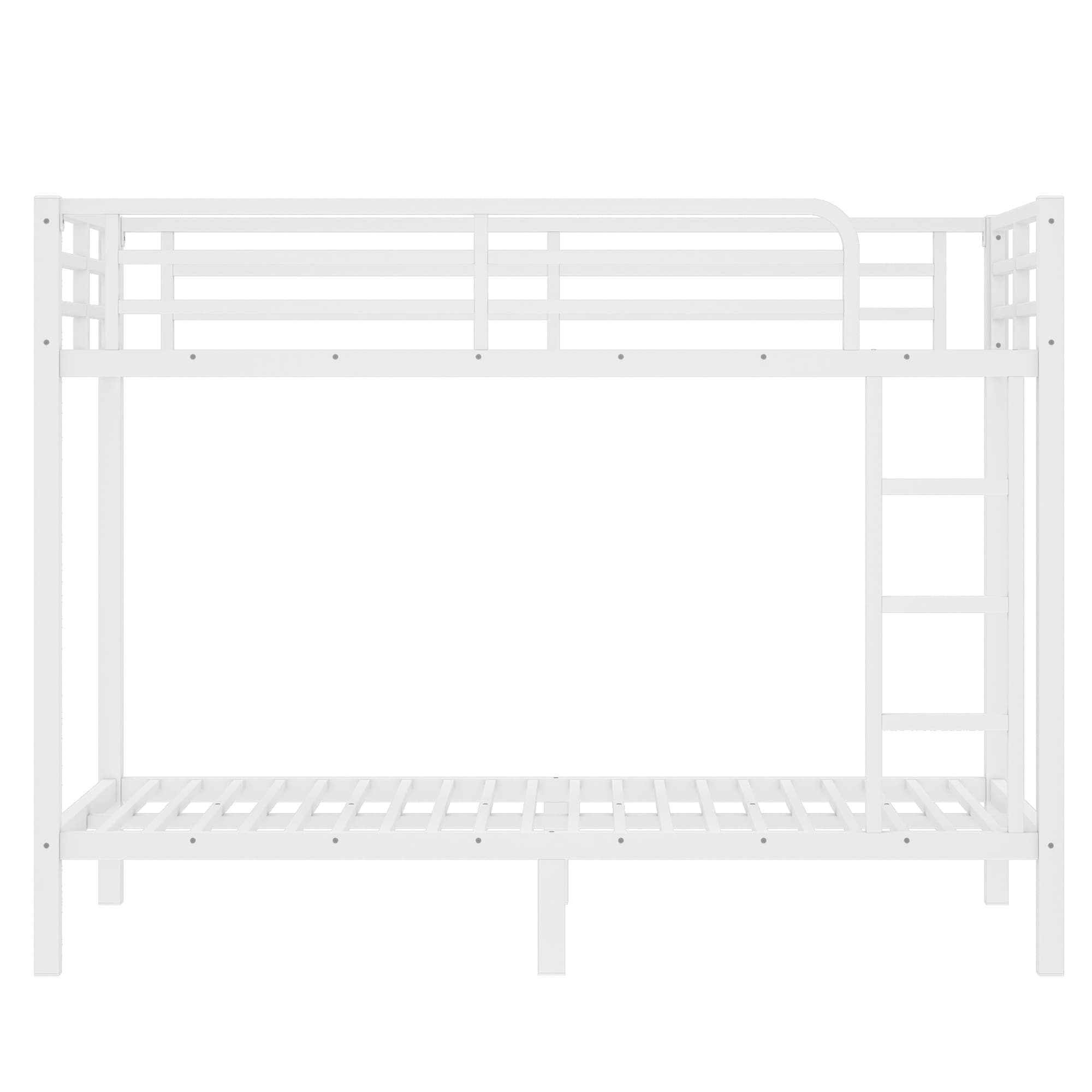 Bybafun BA4700001 White Twin loft Bunk Bed