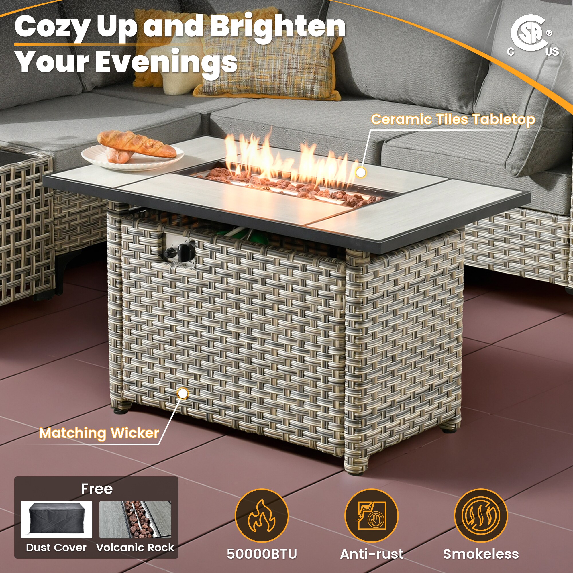 Pouuin RFPSKT208 Patio-Sofas-Daybeds - View #8