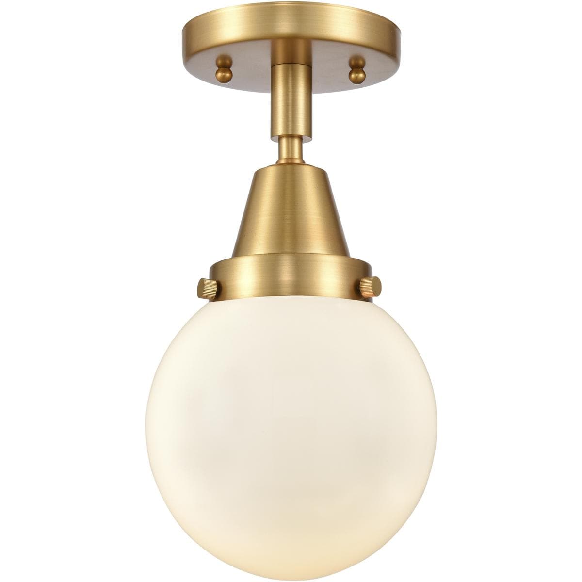 Innovations Lighting 2135113 447-1C-SG-G201-6-LED Beacon Flush Mount Satin Gold